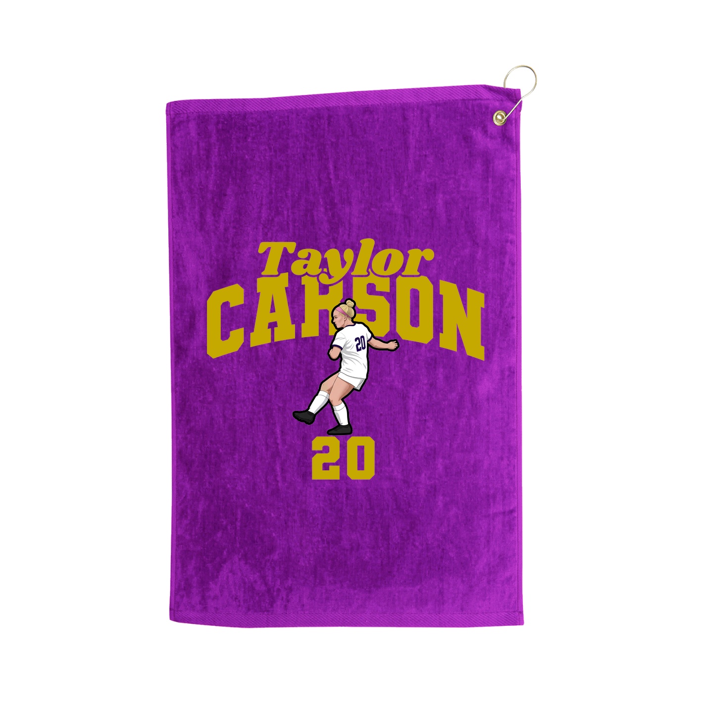 Golf Towel — Signature Arch in Purple
