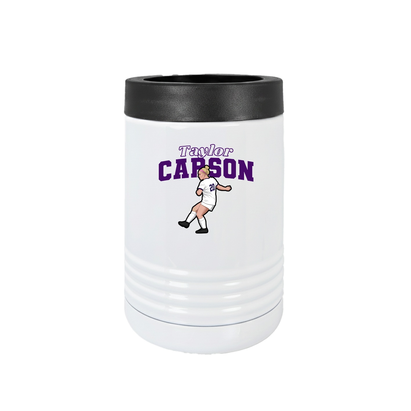 Beverage Holder — Name Arch in White