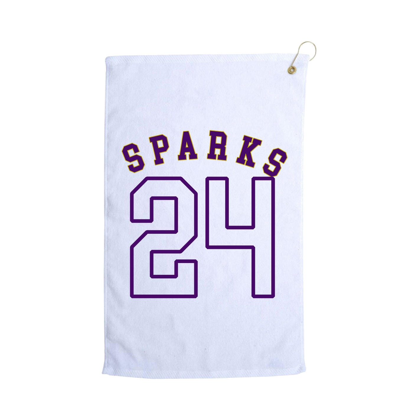 Golf Towel — Shirsey Arch in White