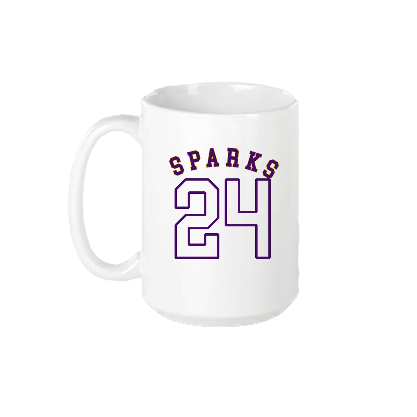 15oz Coffee Mug — Shirsey Arch in White