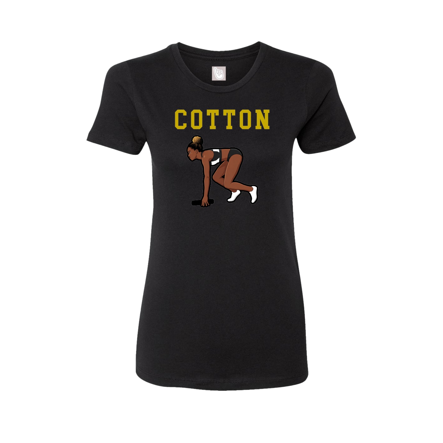 Fitted Women's Tee — Shirsey in Black