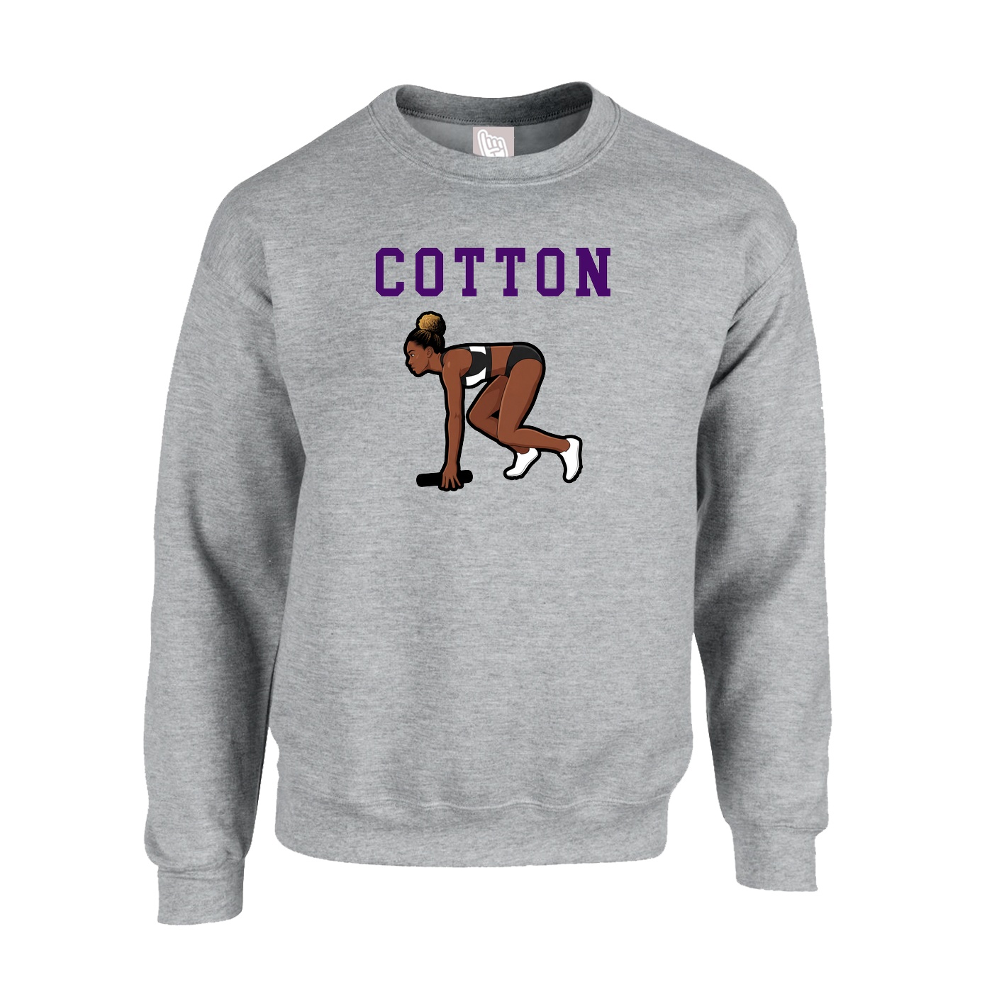 Fleece Crew — Shirsey in Grey