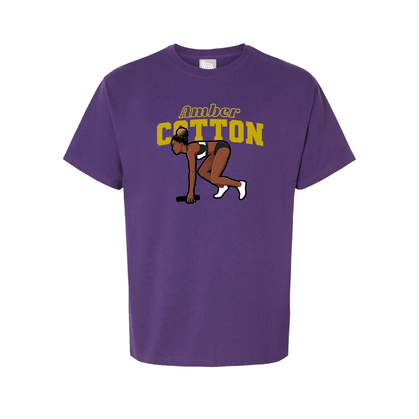 Tee — Name Arch in Purple