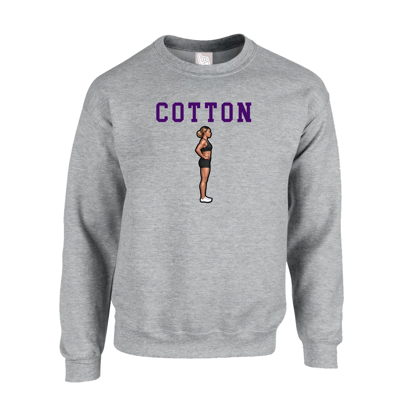 Fleece Crew — Shirsey in Grey