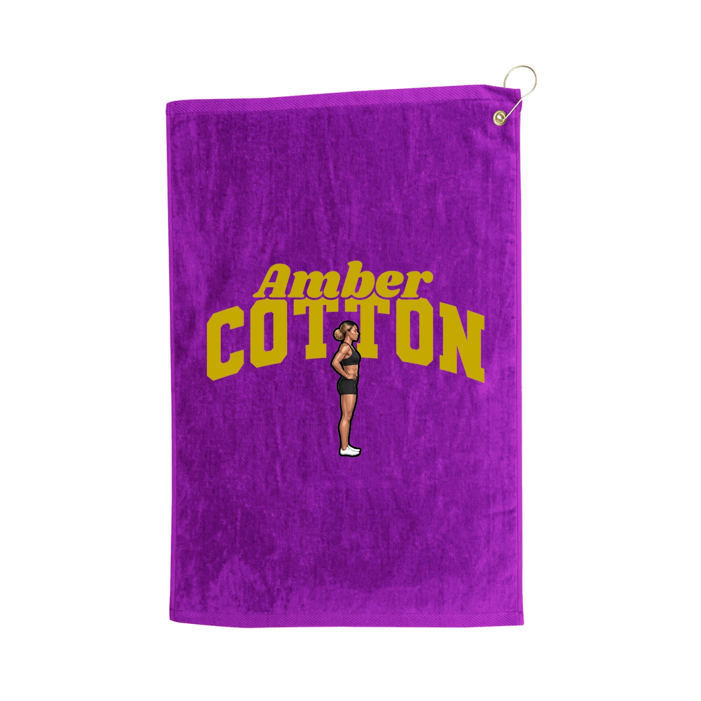 Golf Towel — Signature Arch in Purple