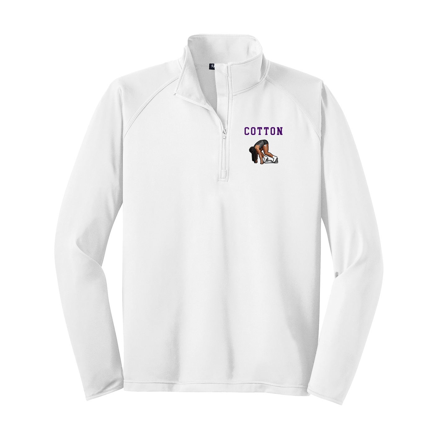 Q-Zip Pullover — Shirsey in White