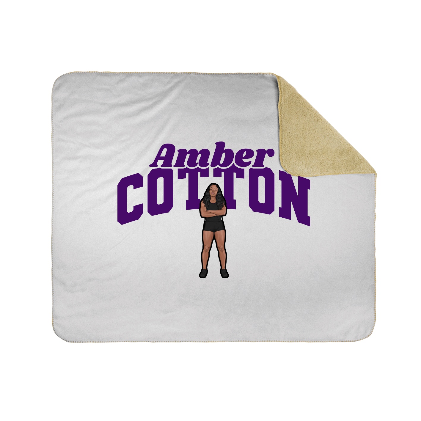 Throw Blanket — Signature Arch in White