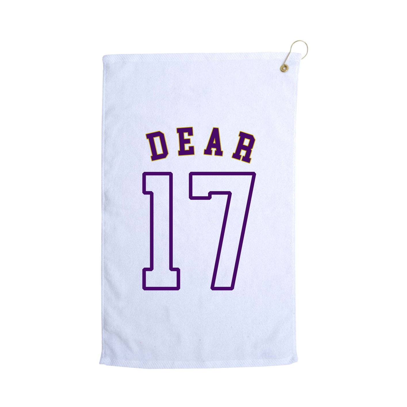 Golf Towel — Shirsey Arch in White