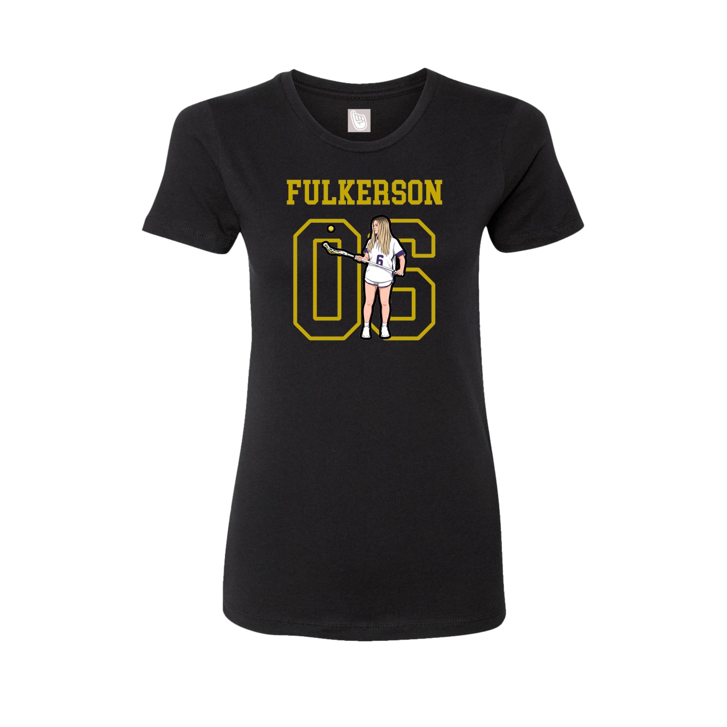 Fitted Women's Tee — Shirsey in Black