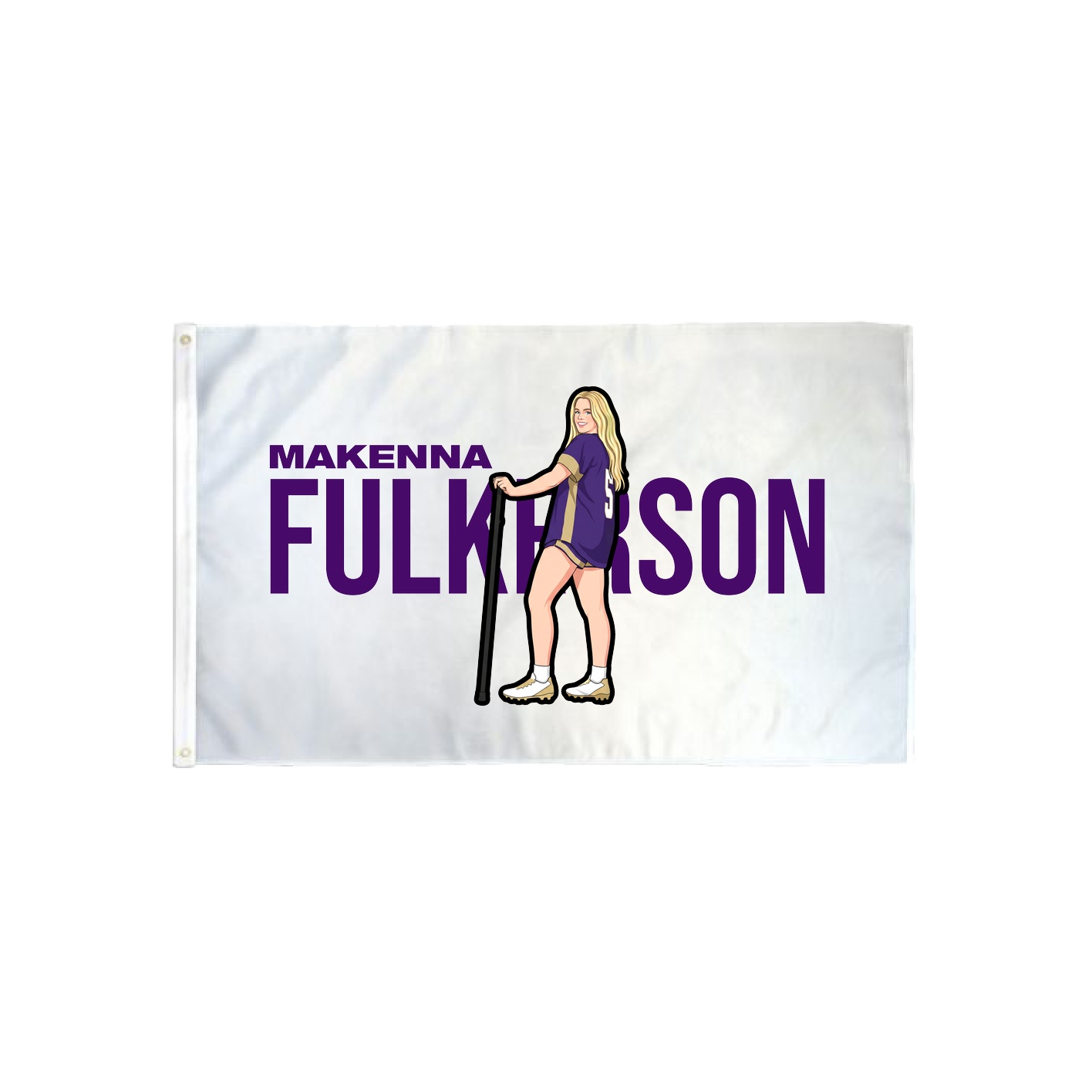 3x5 Flag — Player Name in Classic
