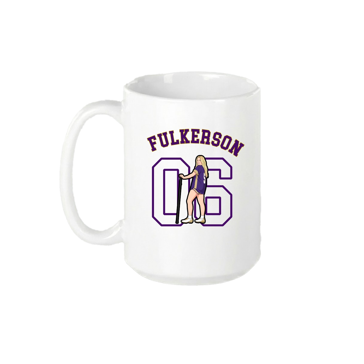15oz Coffee Mug — Shirsey Arch in White