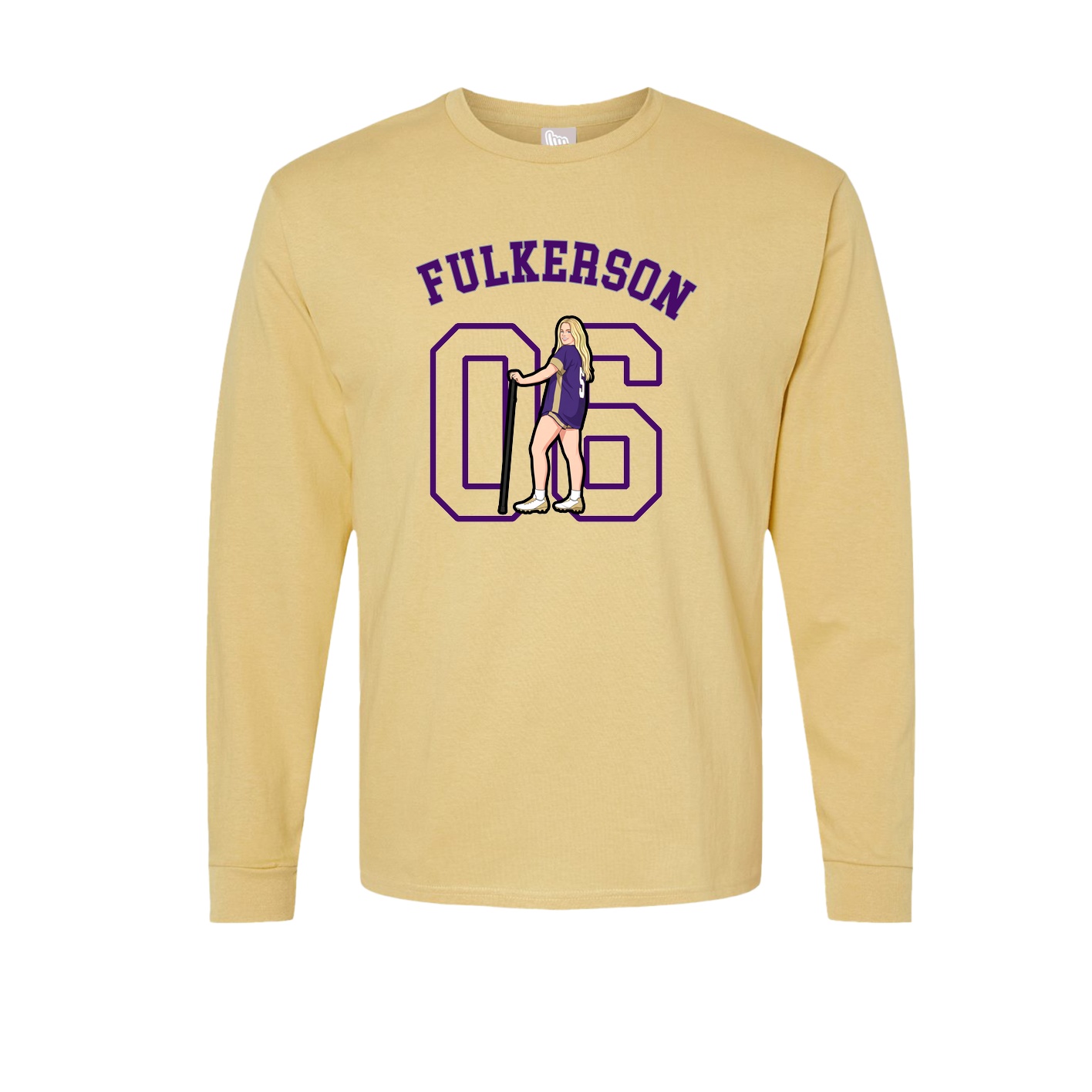 Long Sleeve Tee — Shirsey Arch in Vegas Gold