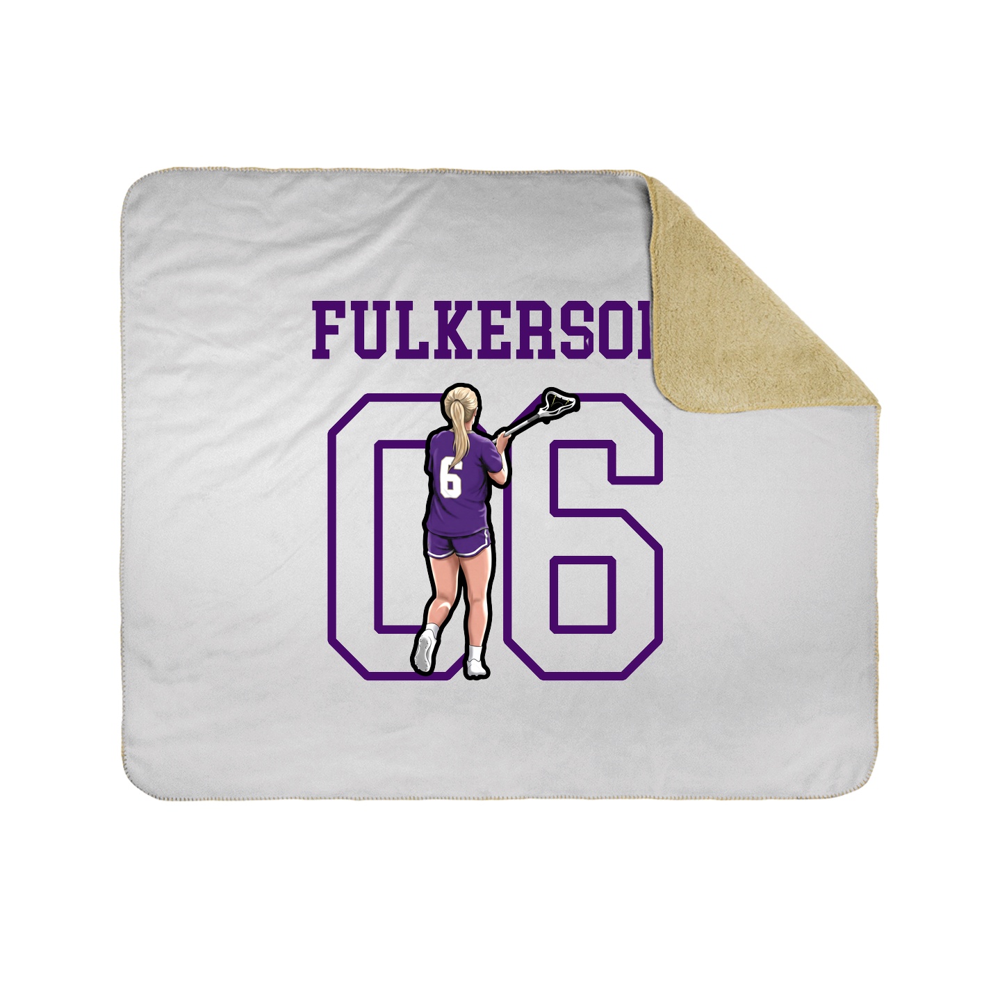 Throw Blanket — Shirsey in White