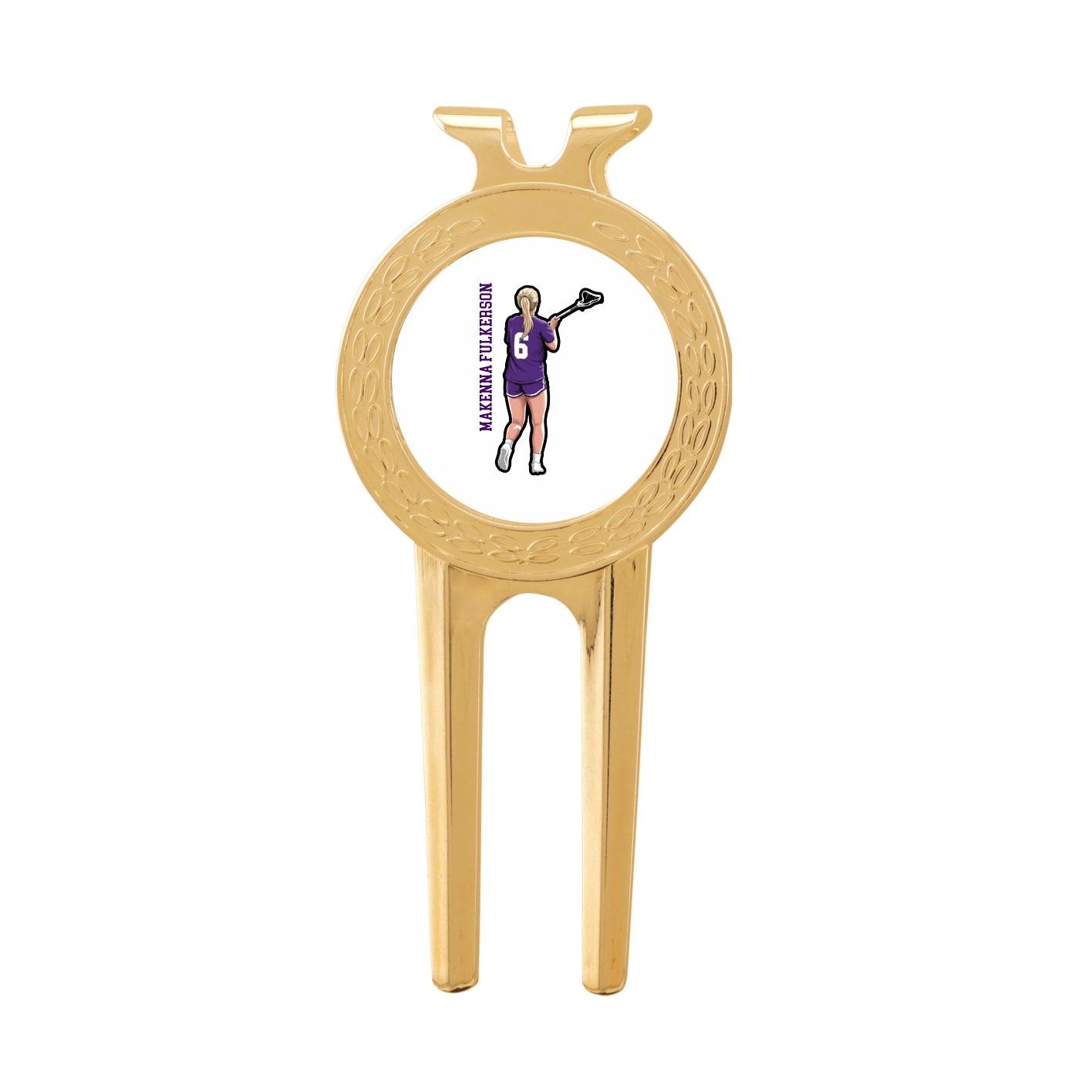 Divot Tool with Ball Marker — Name Vertical in Classic