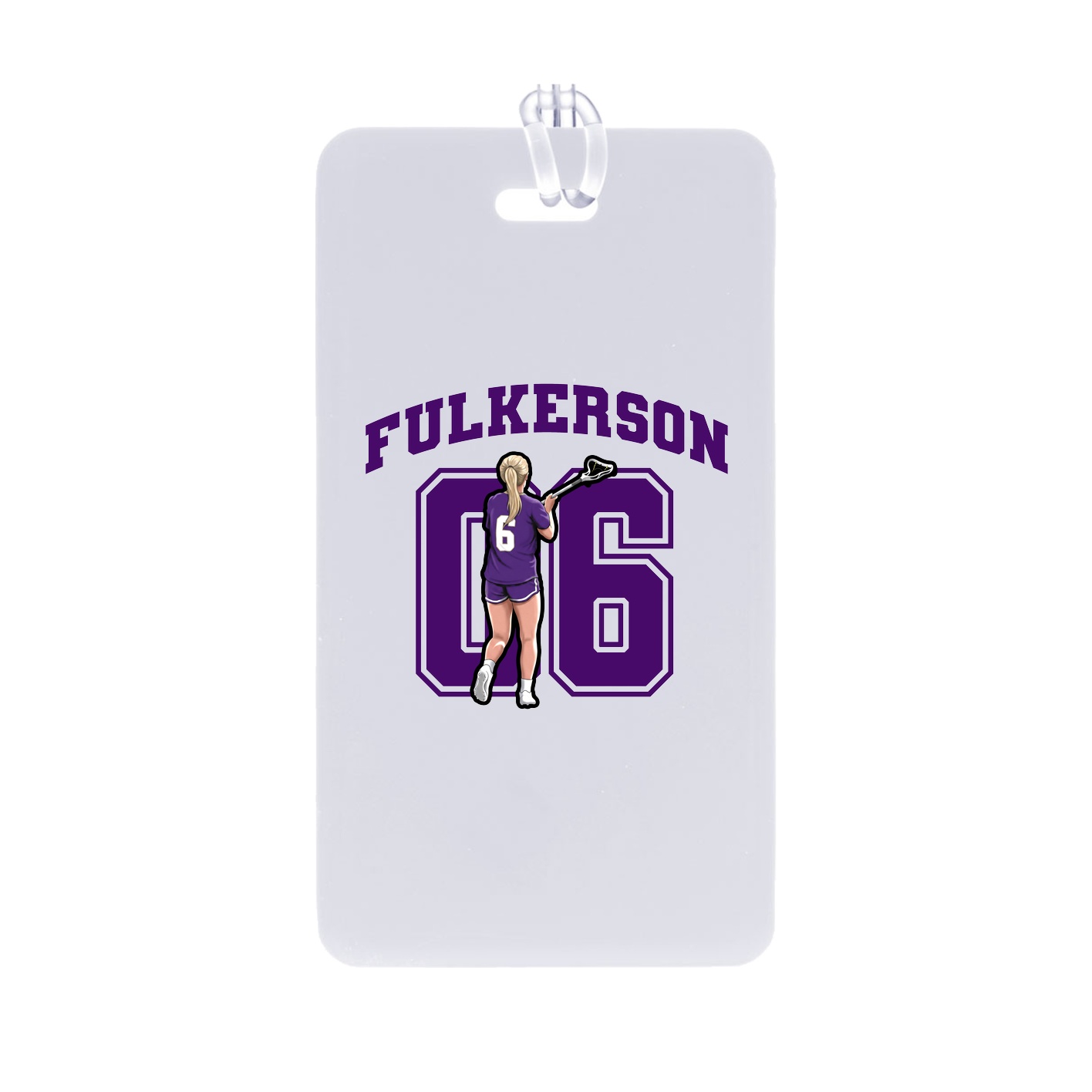 Bag Tag — Number in Classic