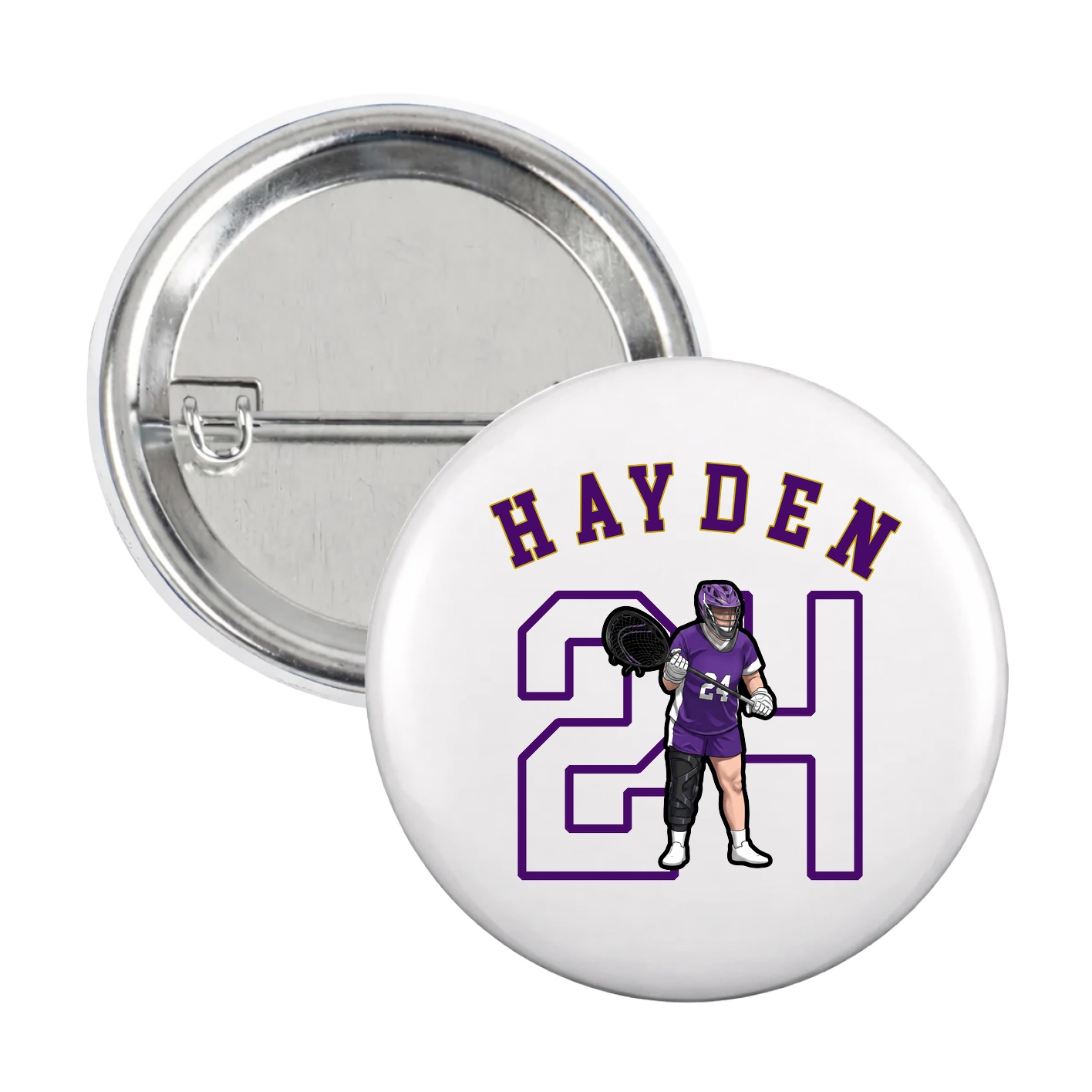 Game Day Button — Shirsey Arch in White