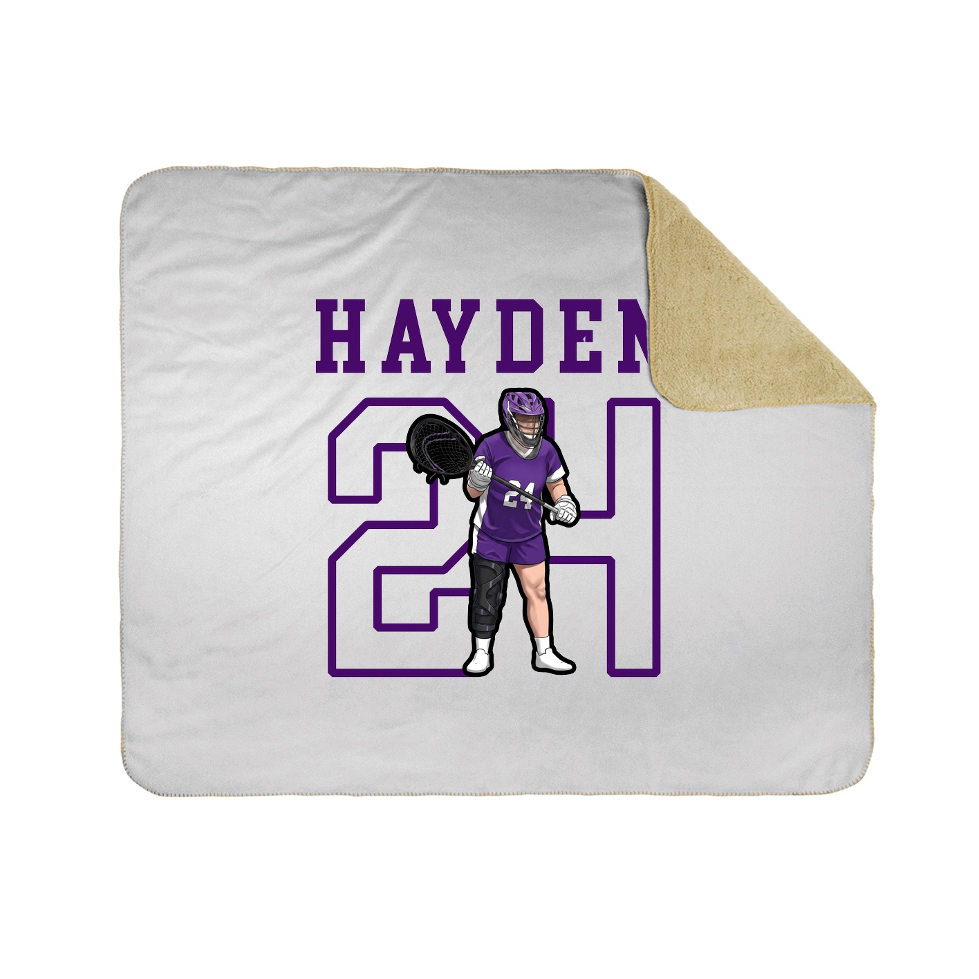 Throw Blanket — Shirsey in White