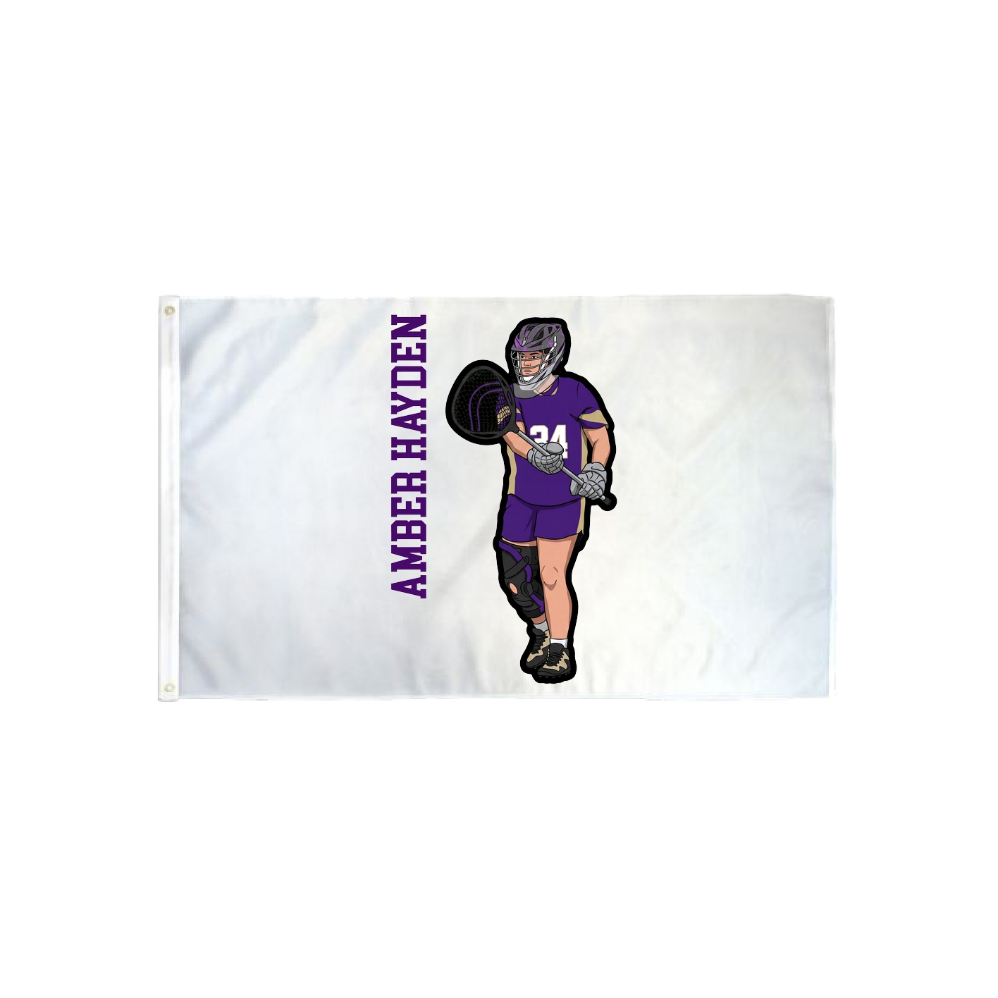 3x5 Flag — Name Vertical in Classic