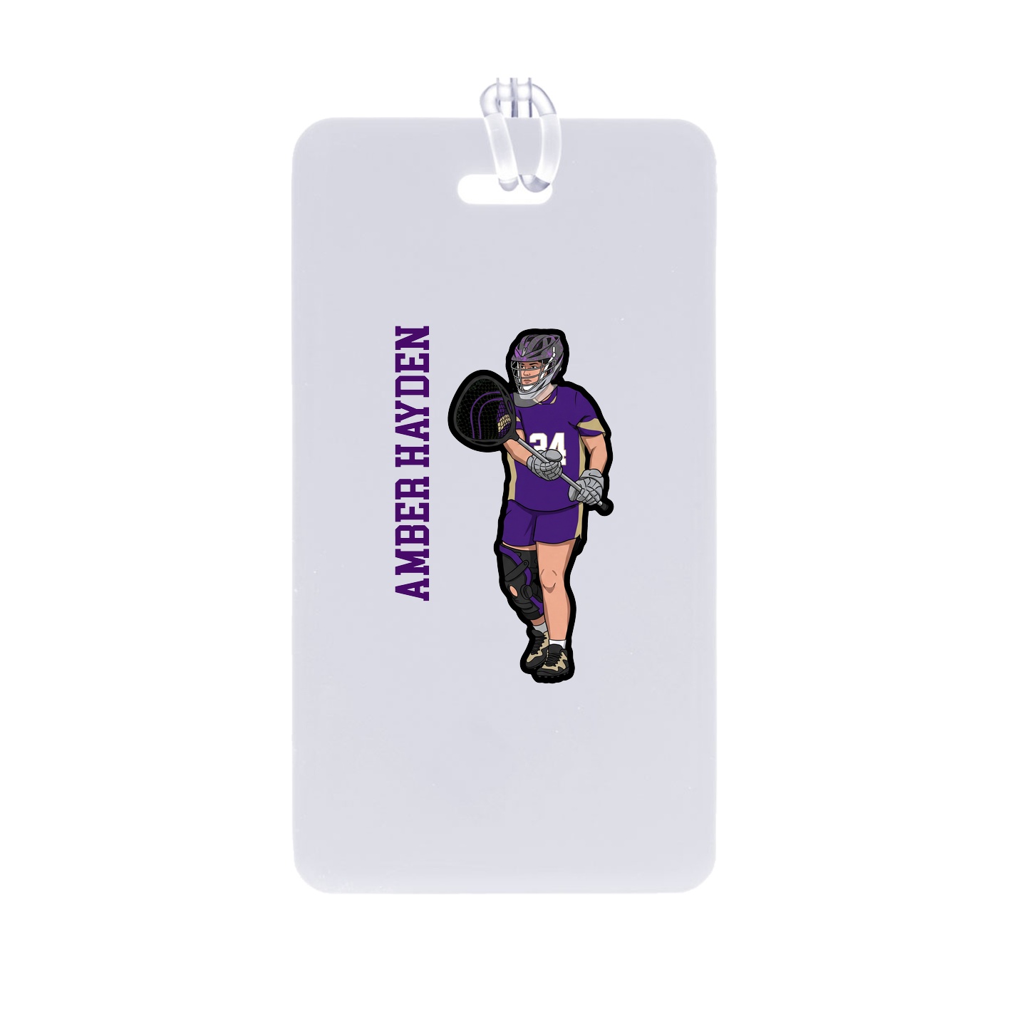 Bag Tag — Name Vertical in Classic
