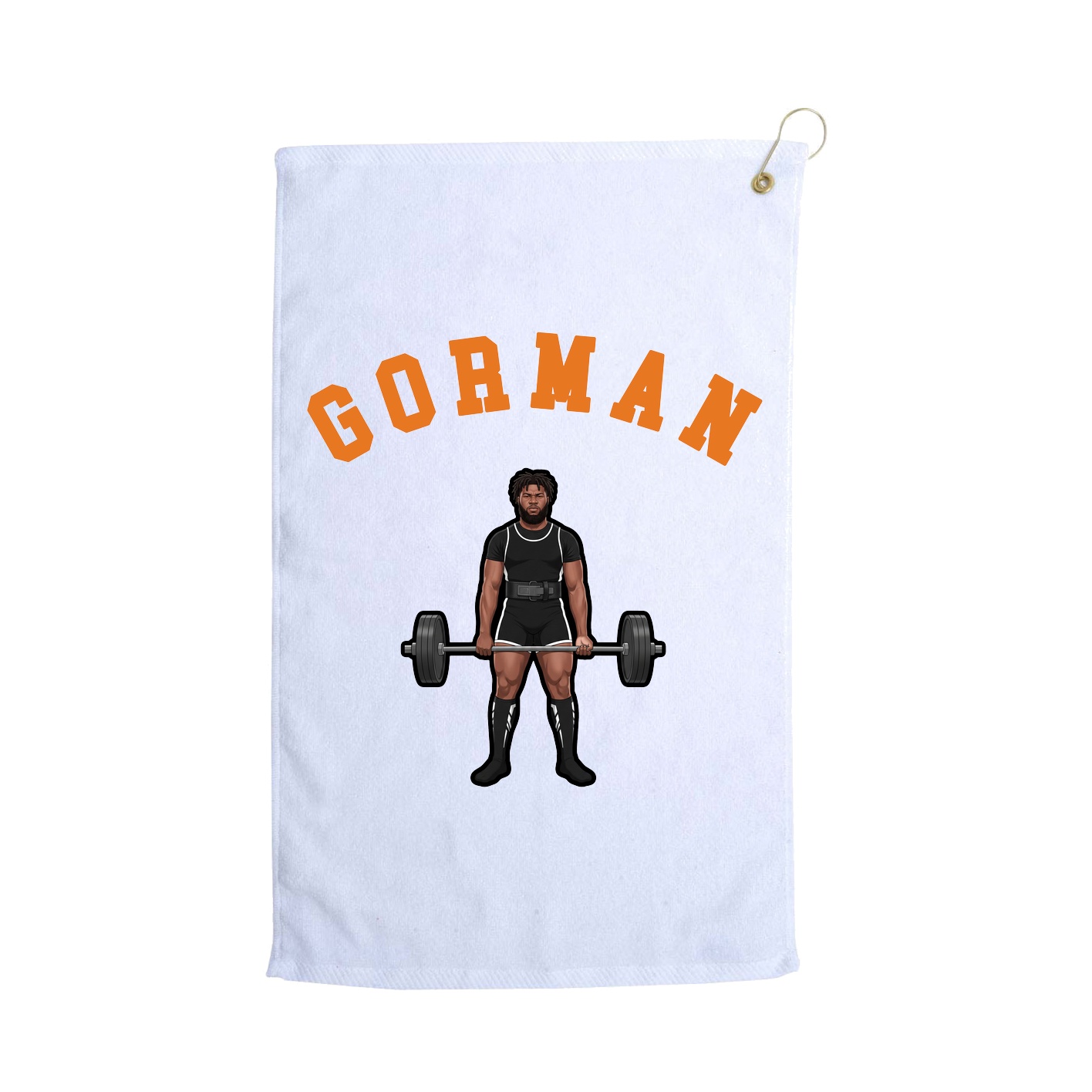 Golf Towel — Shirsey Arch in White