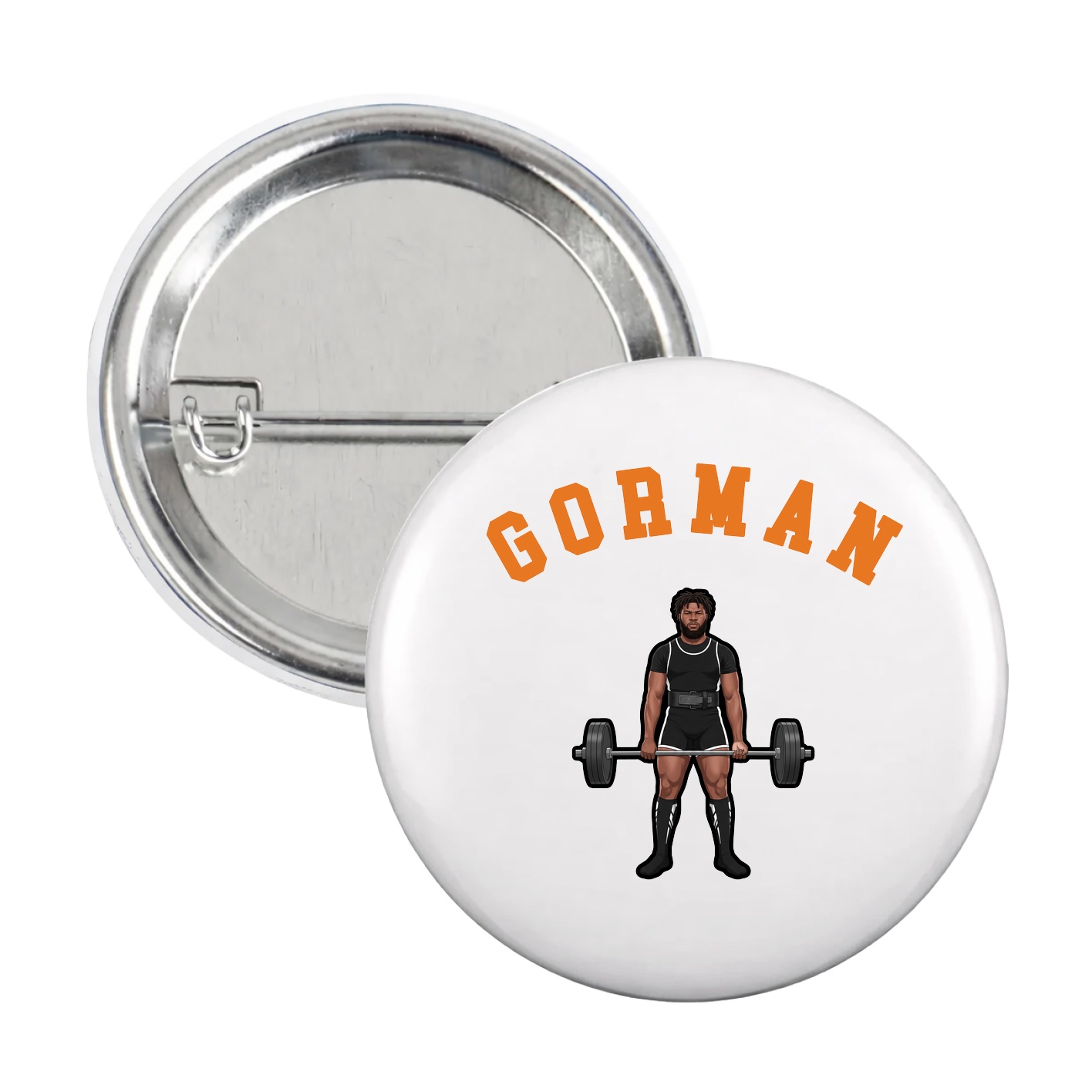 Game Day Button — Shirsey Arch in White