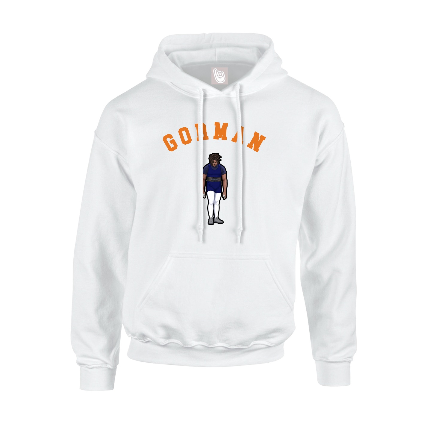 Youth Hoodie — Shirsey Arch in White