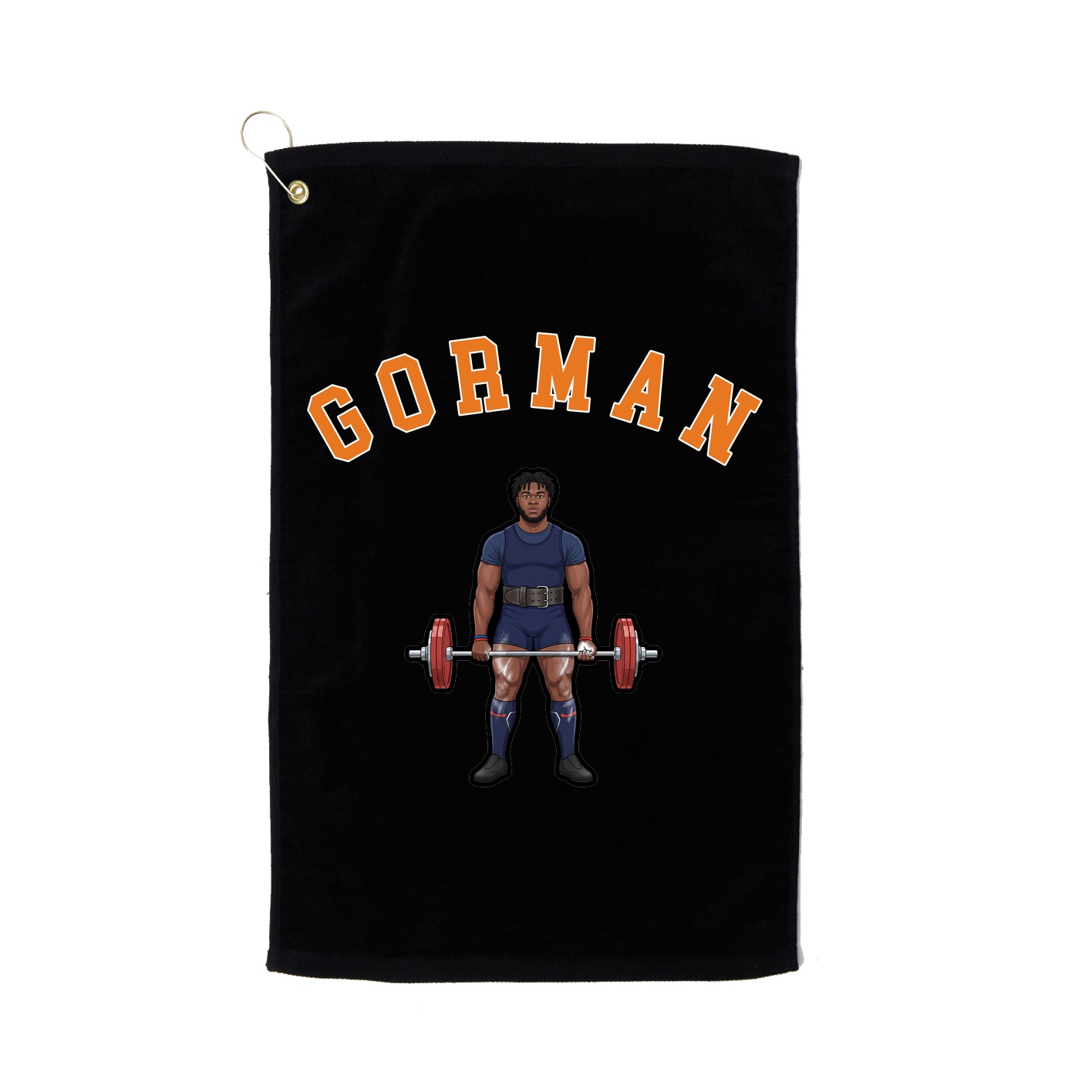Golf Towel — Shirsey Arch in Black