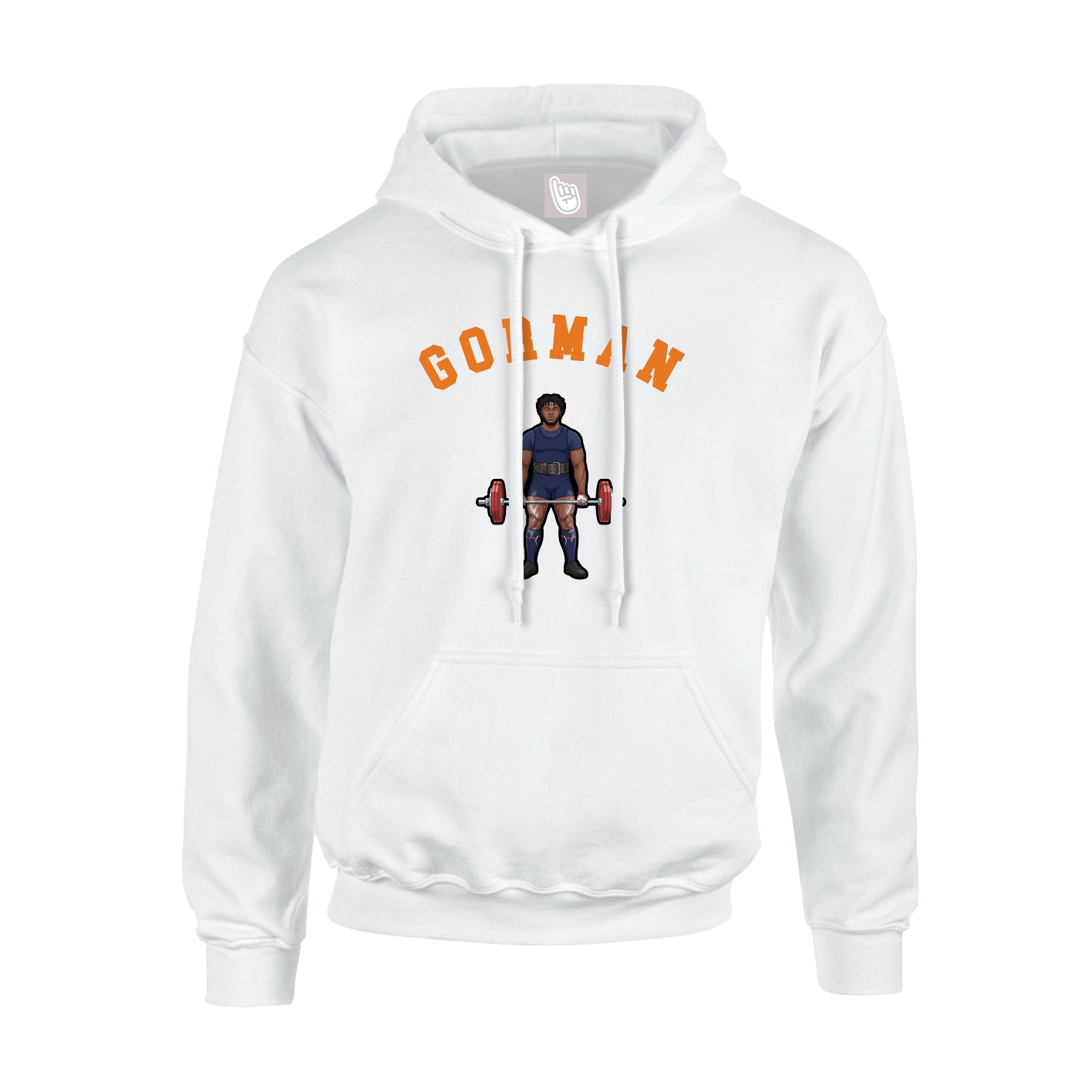 Hoodie — Shirsey Arch in White