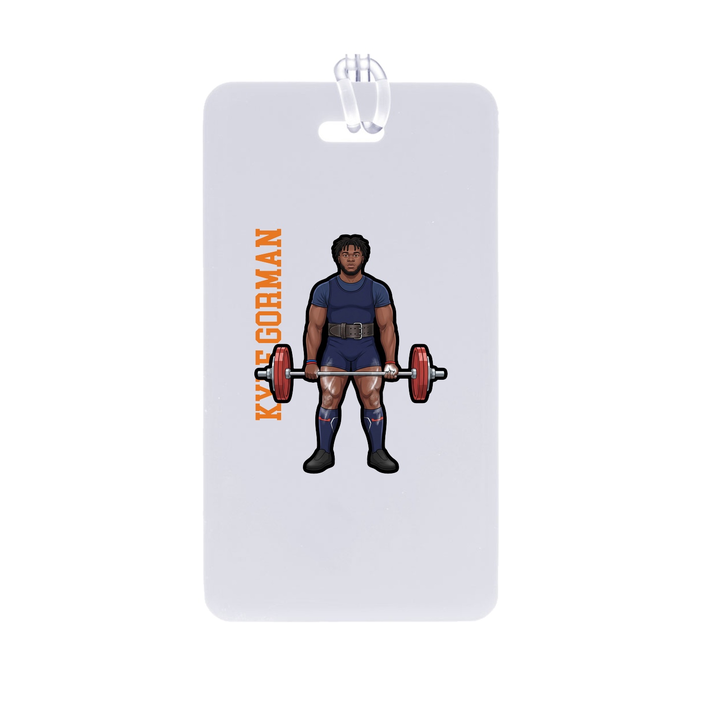 Bag Tag — Name Vertical in Classic