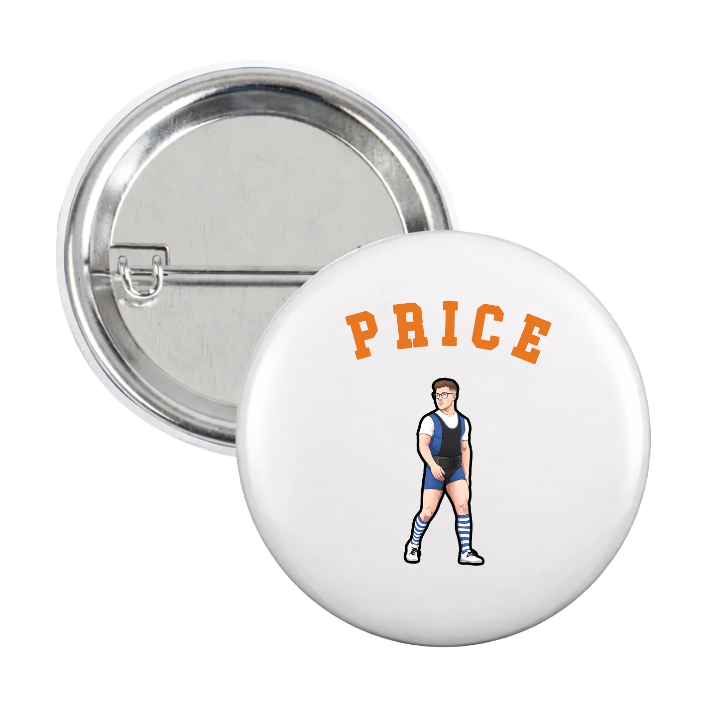 Game Day Button — Shirsey Arch in White