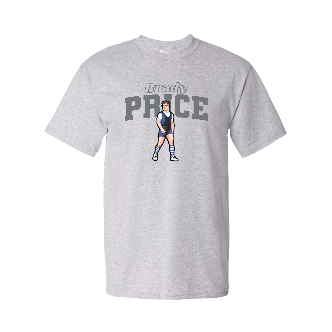 Tee — Name Arch in Grey