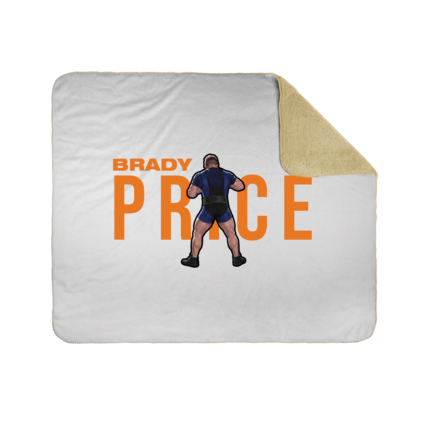 Throw Blanket — Player Name in White