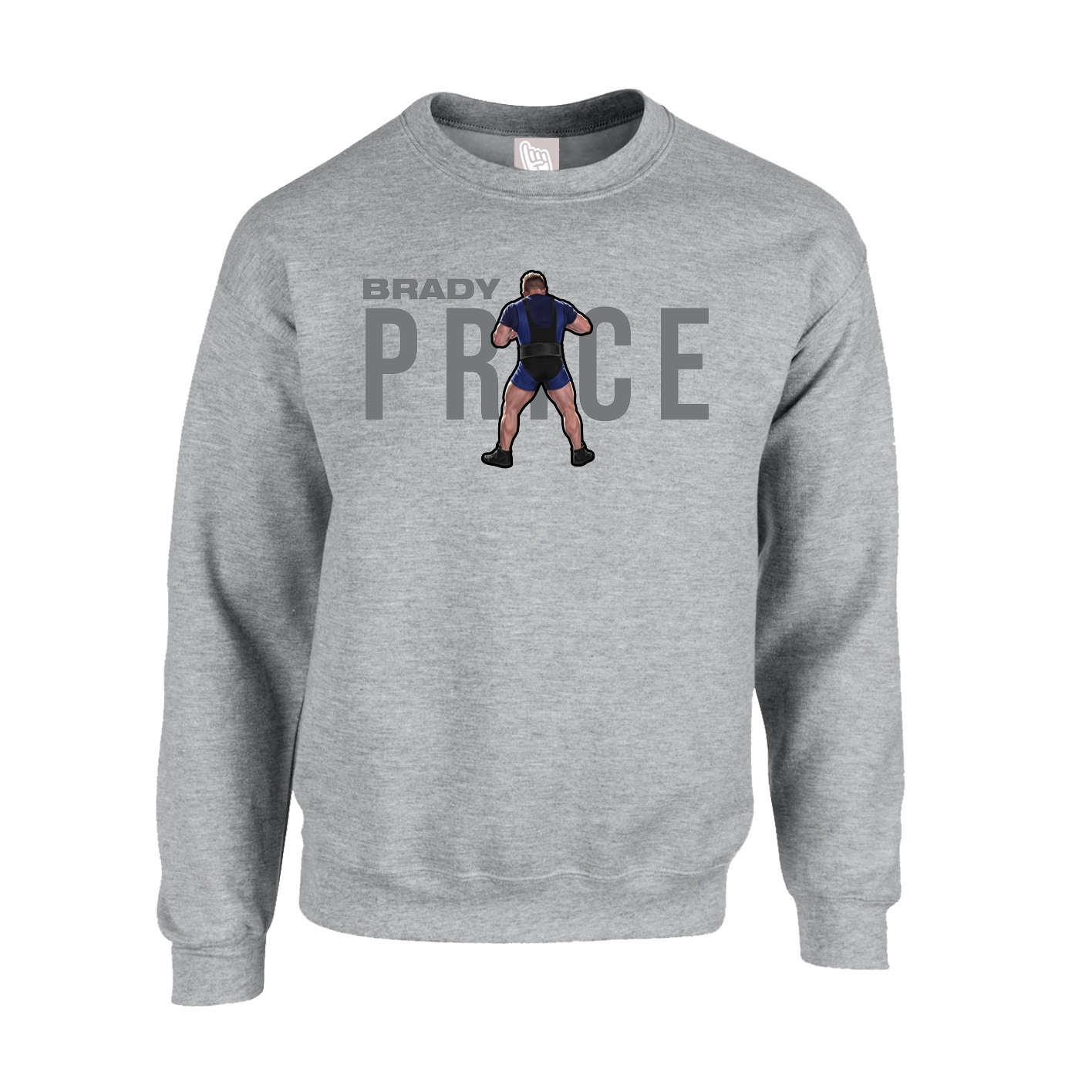 Fleece Crew — Player Name in Grey