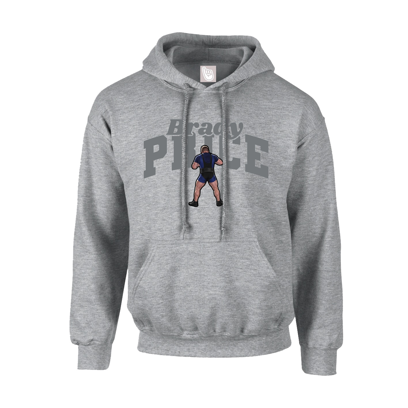 Hoodie — Signature Arch in Grey