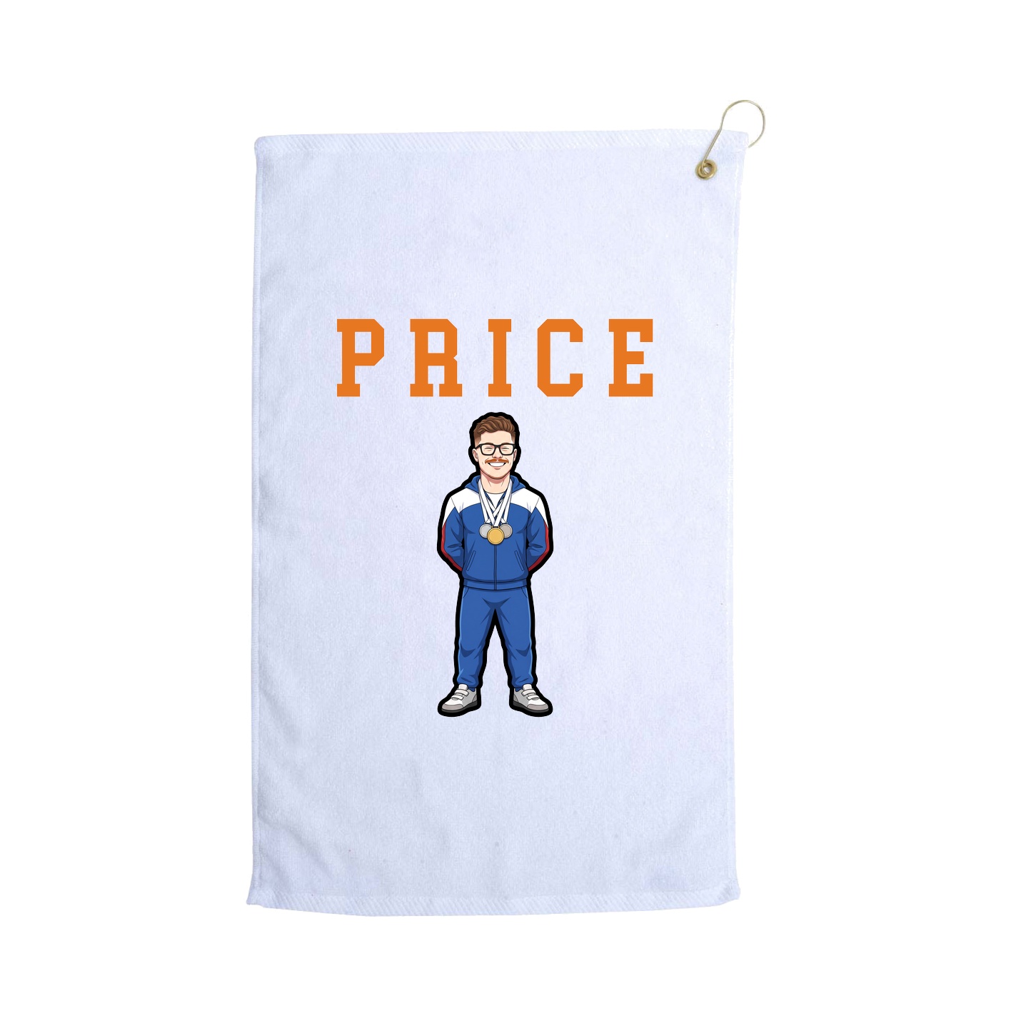 Golf Towel — Shirsey in White