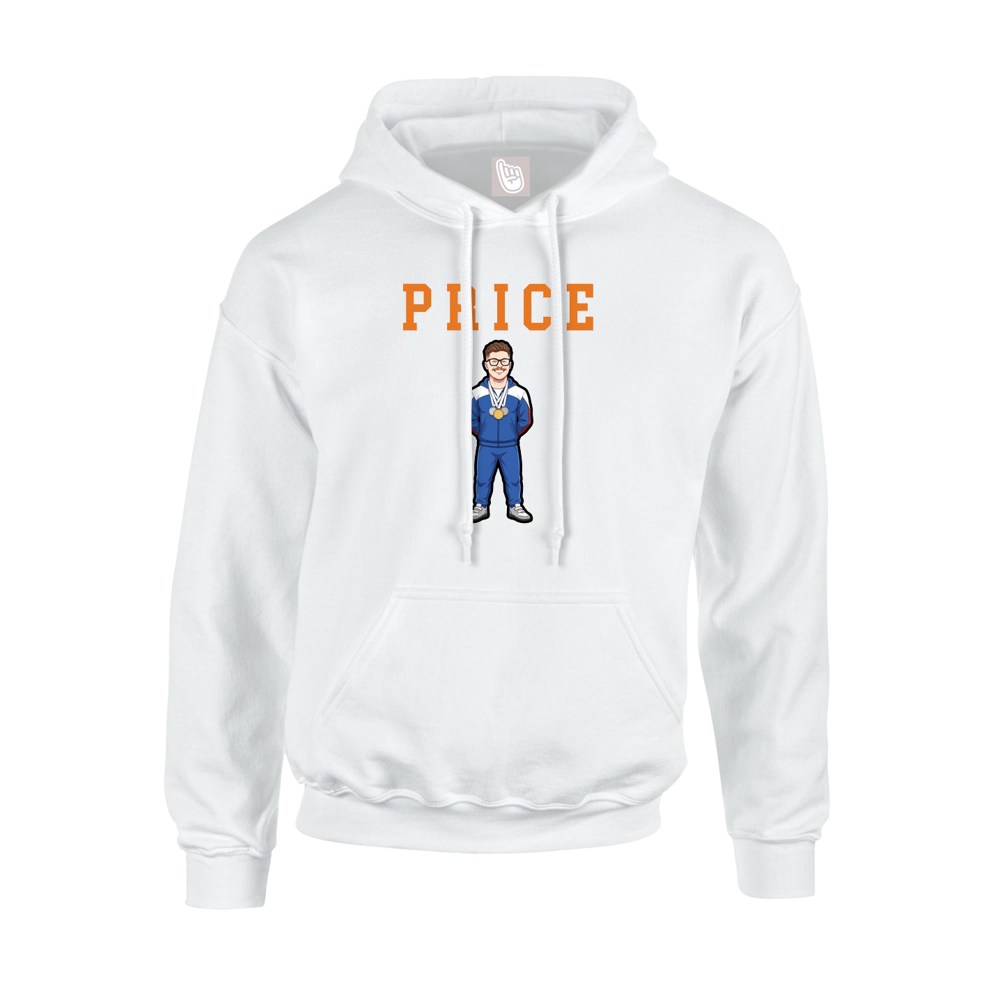 Hoodie — Shirsey in White