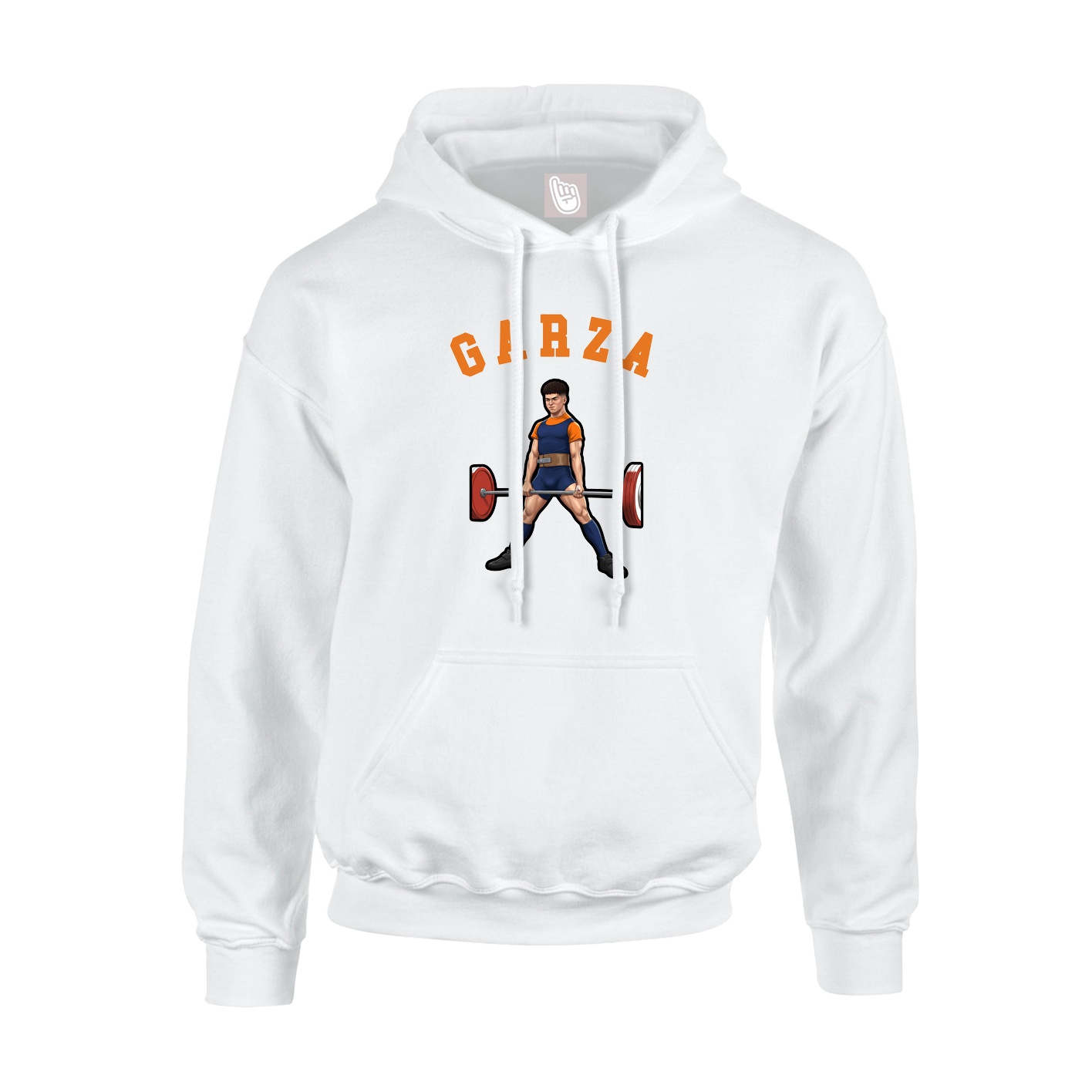 Youth Hoodie — Shirsey Arch in White
