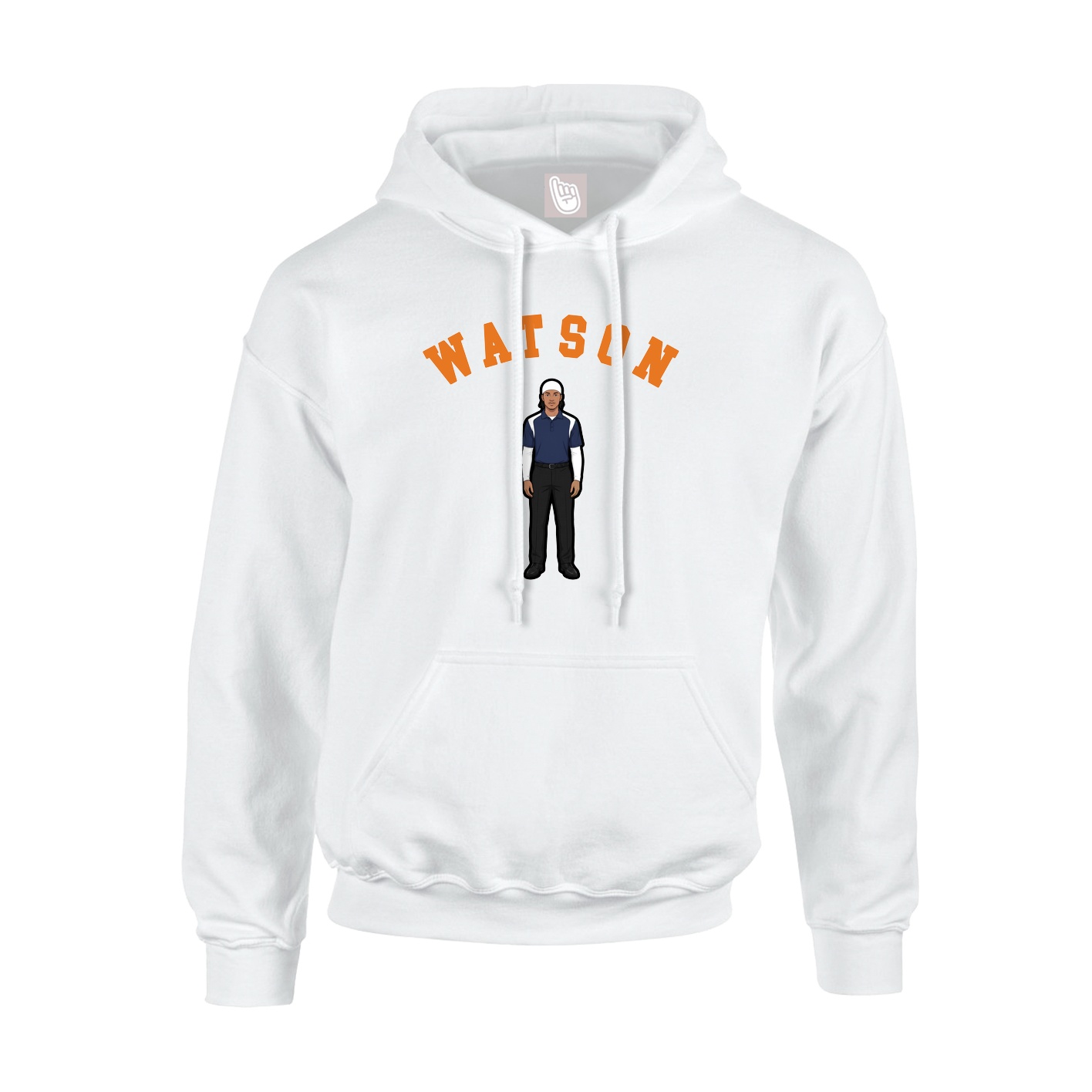 Hoodie — Shirsey Arch in White