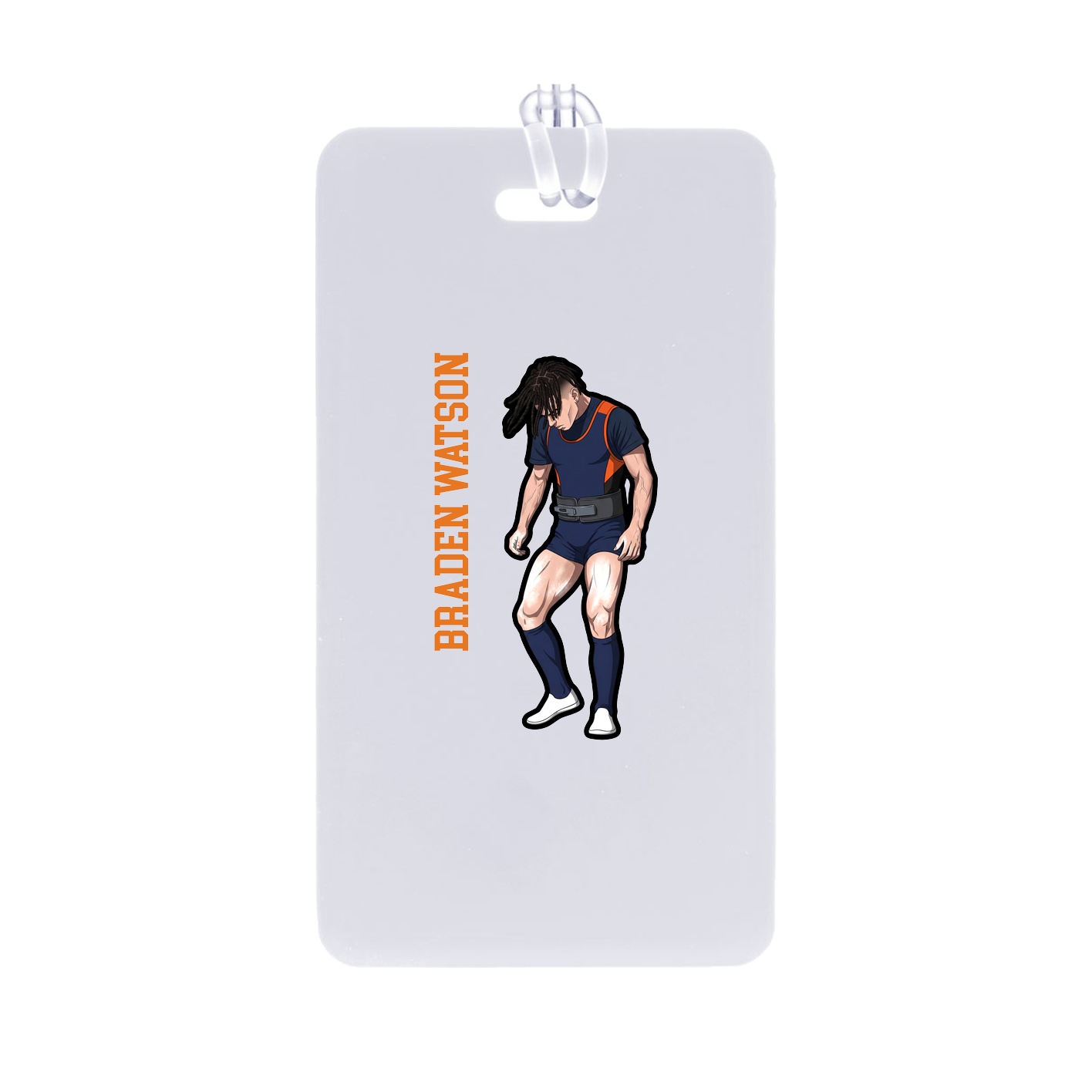 Bag Tag — Name Vertical in Classic