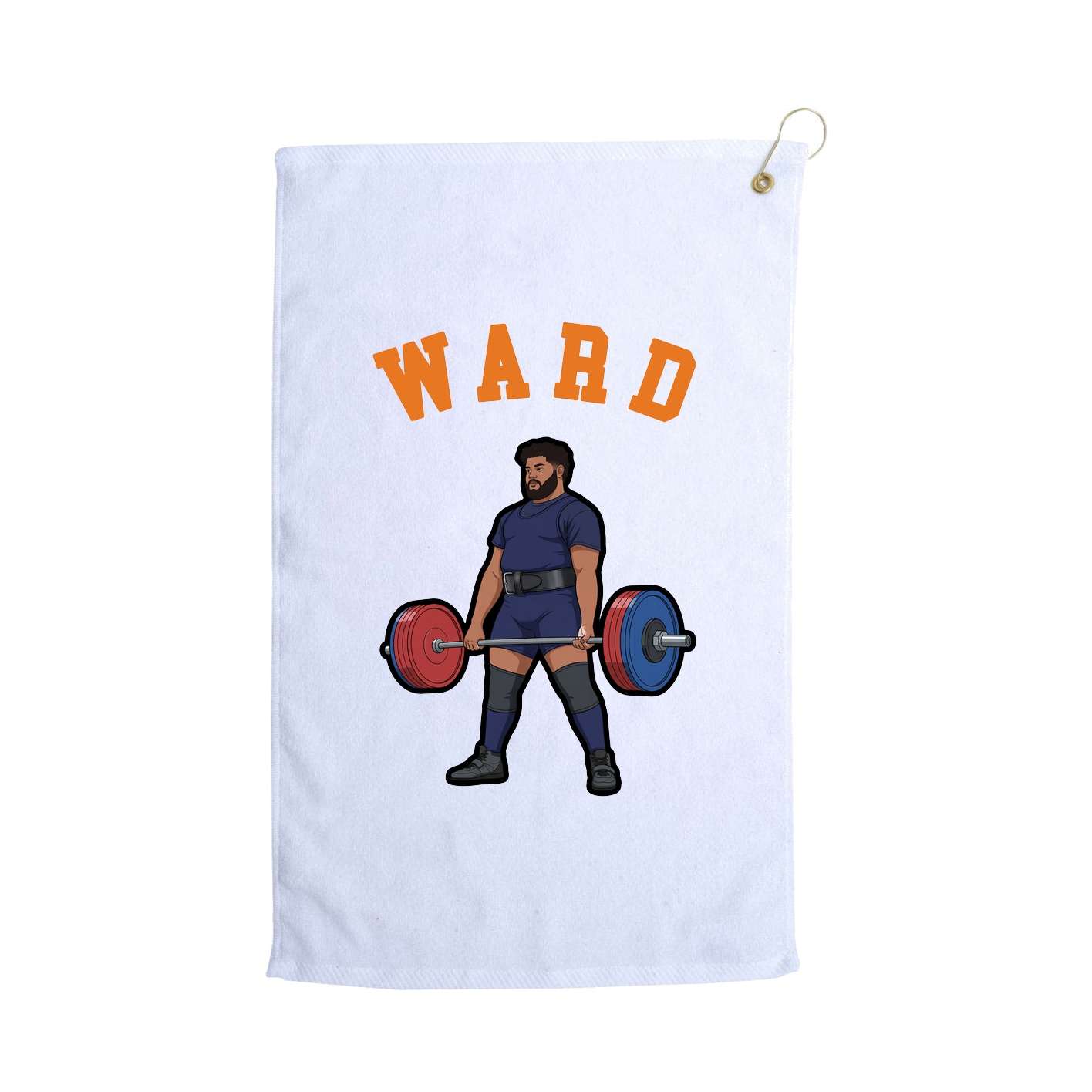 Golf Towel — Shirsey Arch in White