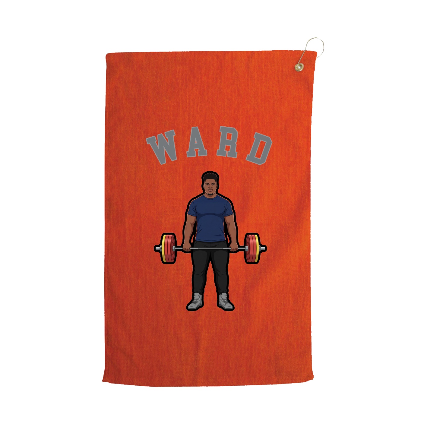 Golf Towel — Shirsey Arch in Orange