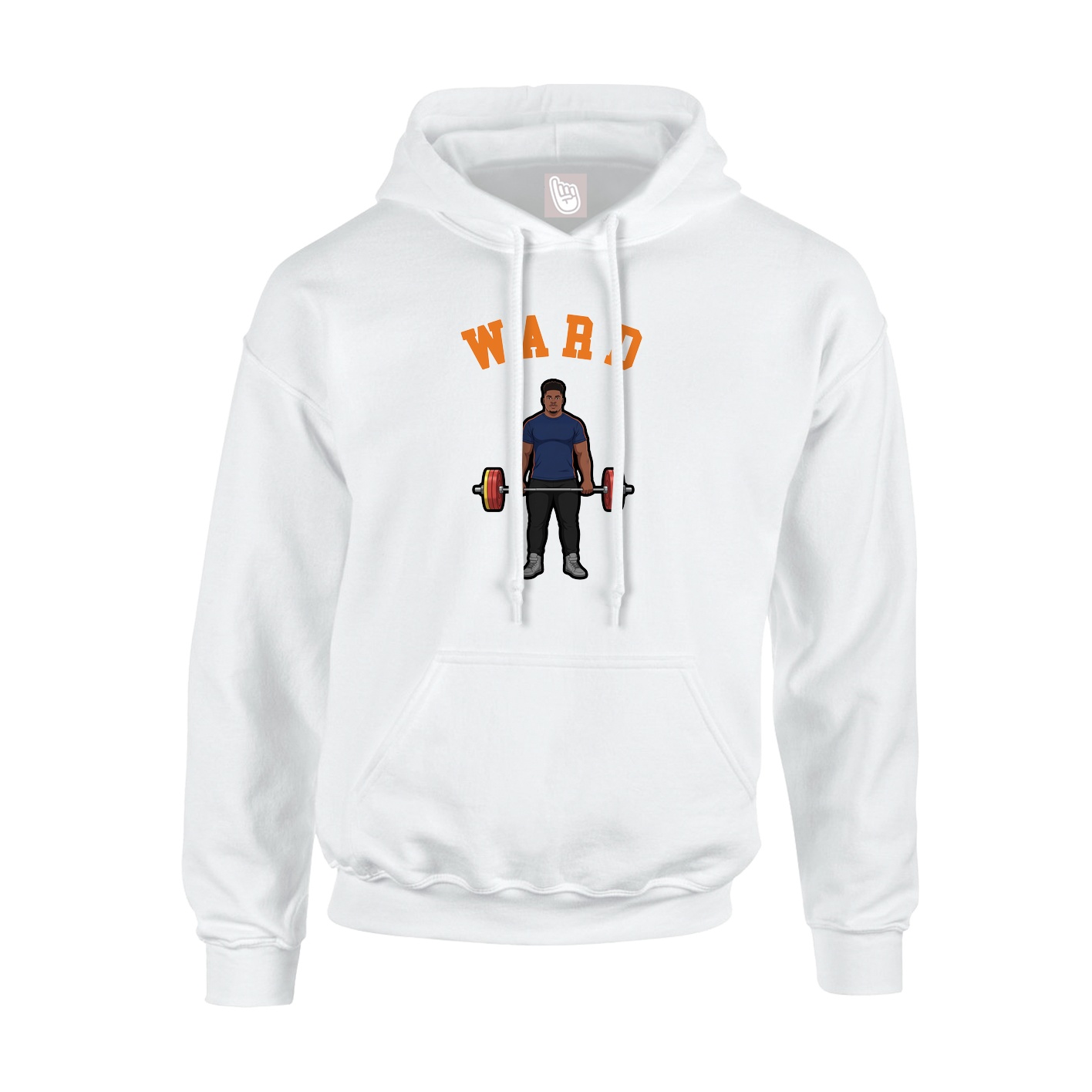 Youth Hoodie — Shirsey Arch in White