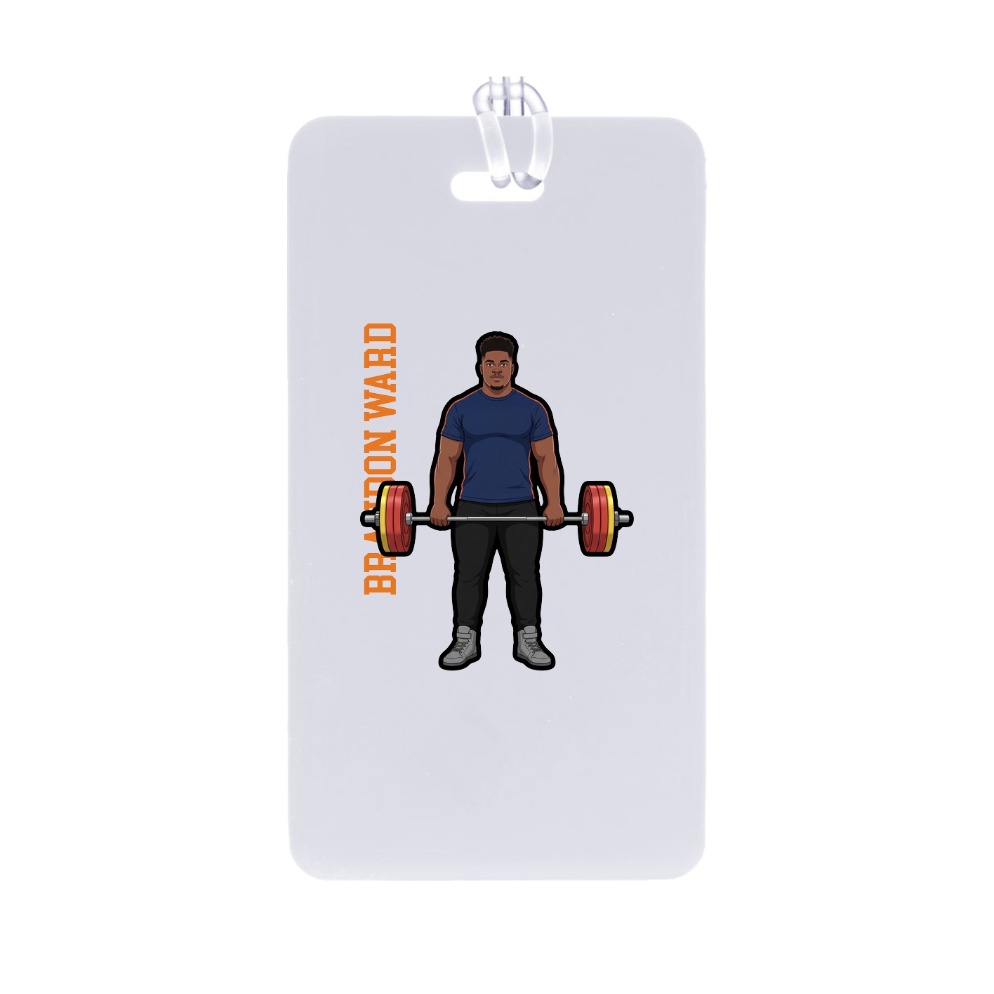 Bag Tag — Name Vertical in Classic