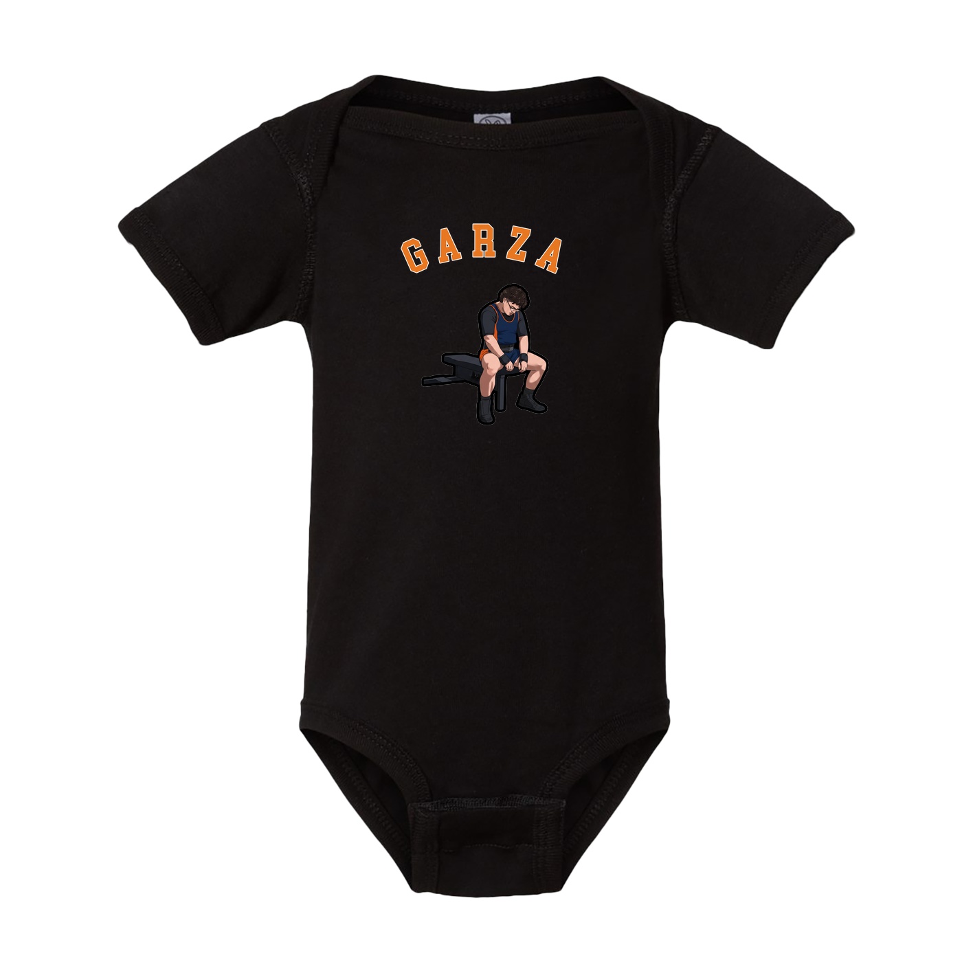 Baby Onesie — Shirsey Arch in Black