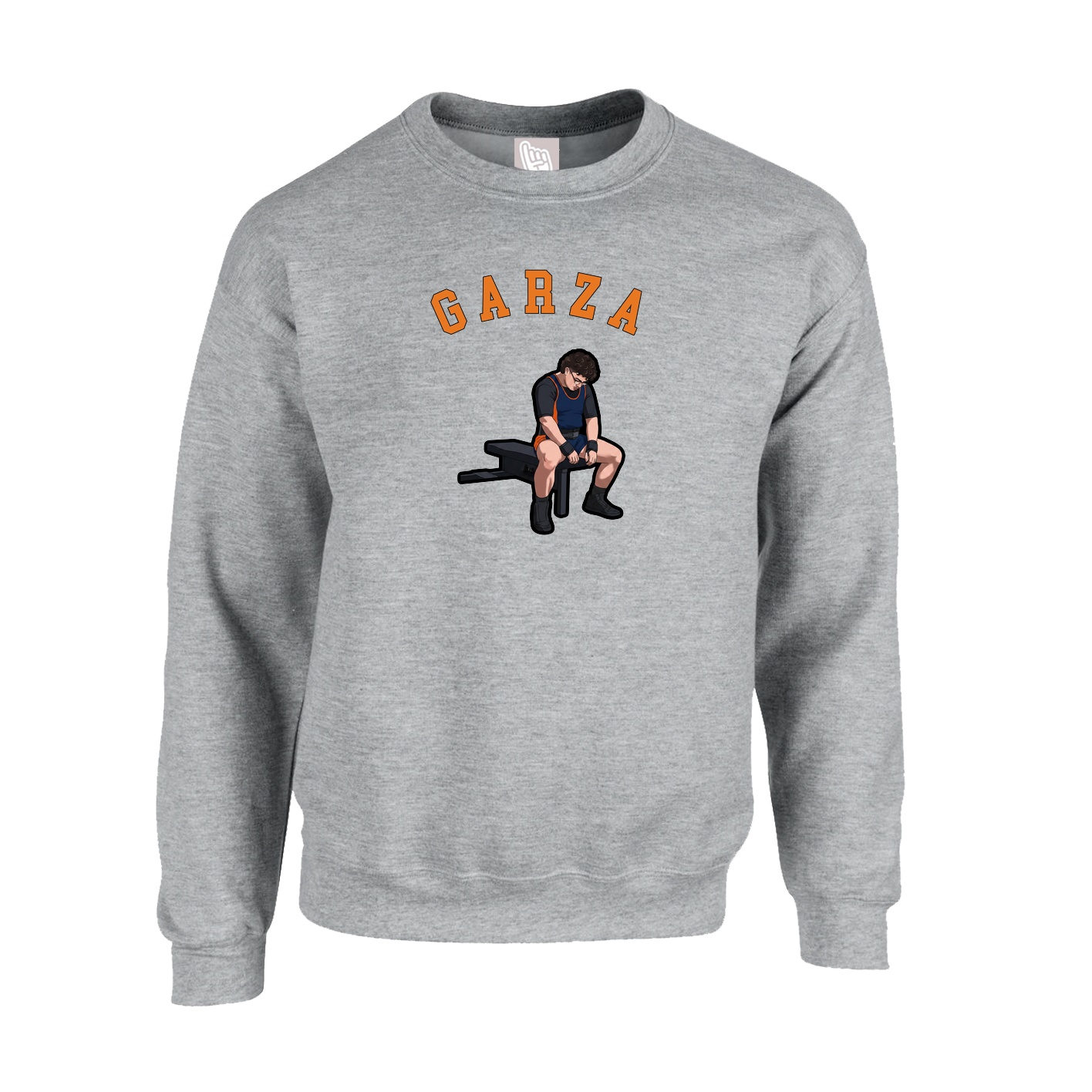 Fleece Crew — Shirsey Arch in Grey