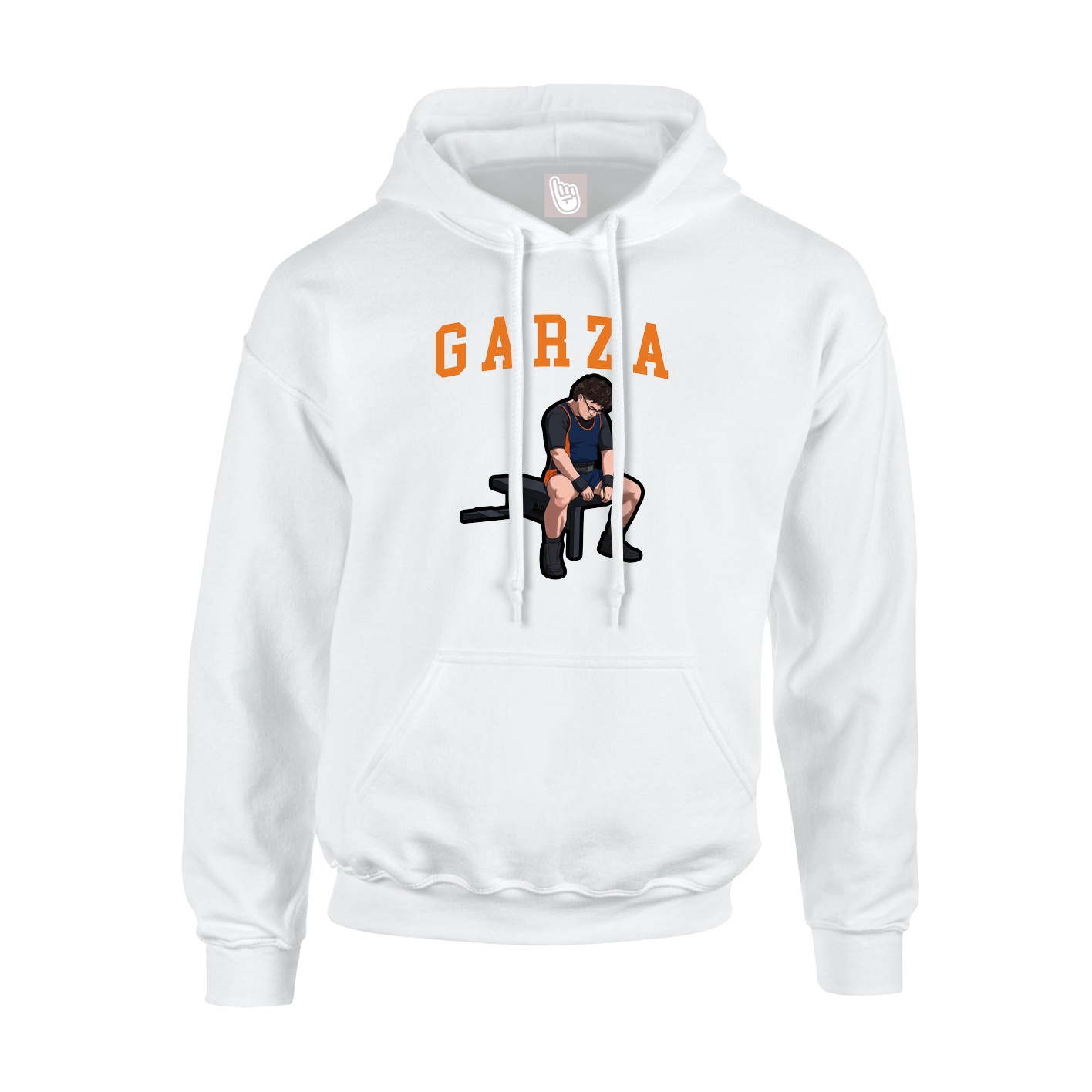 Hoodie — Shirsey in White