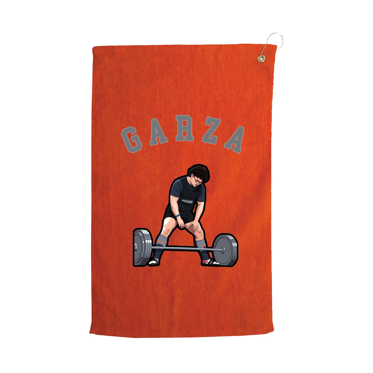 Golf Towel — Shirsey Arch in Orange