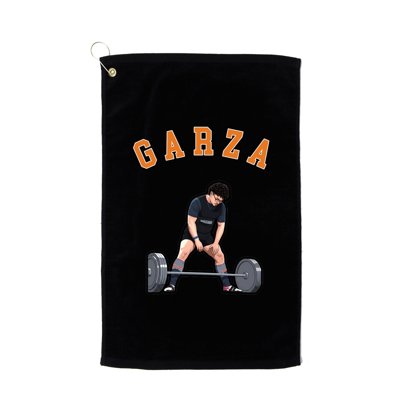 Golf Towel — Shirsey Arch in Black