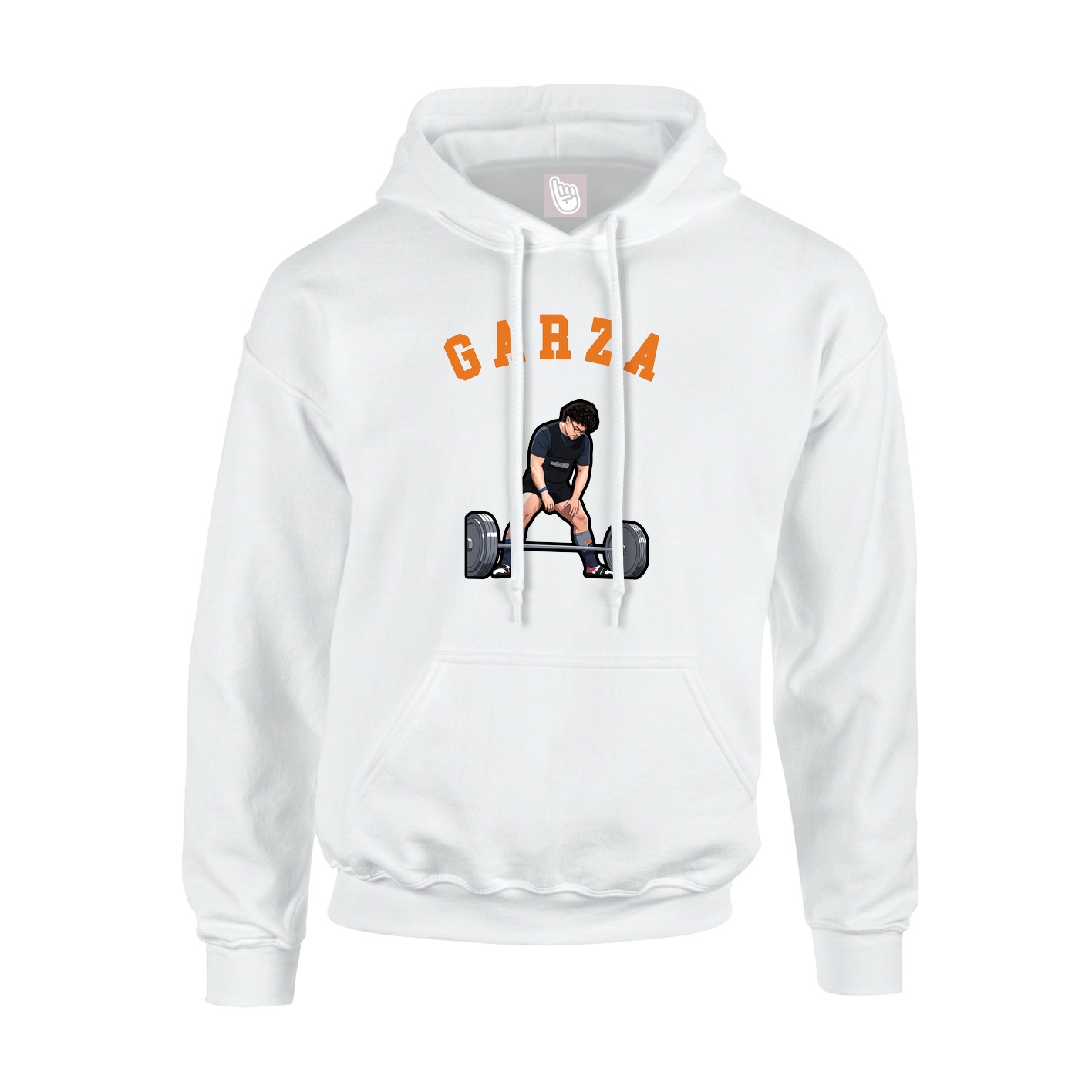 Hoodie — Shirsey Arch in White