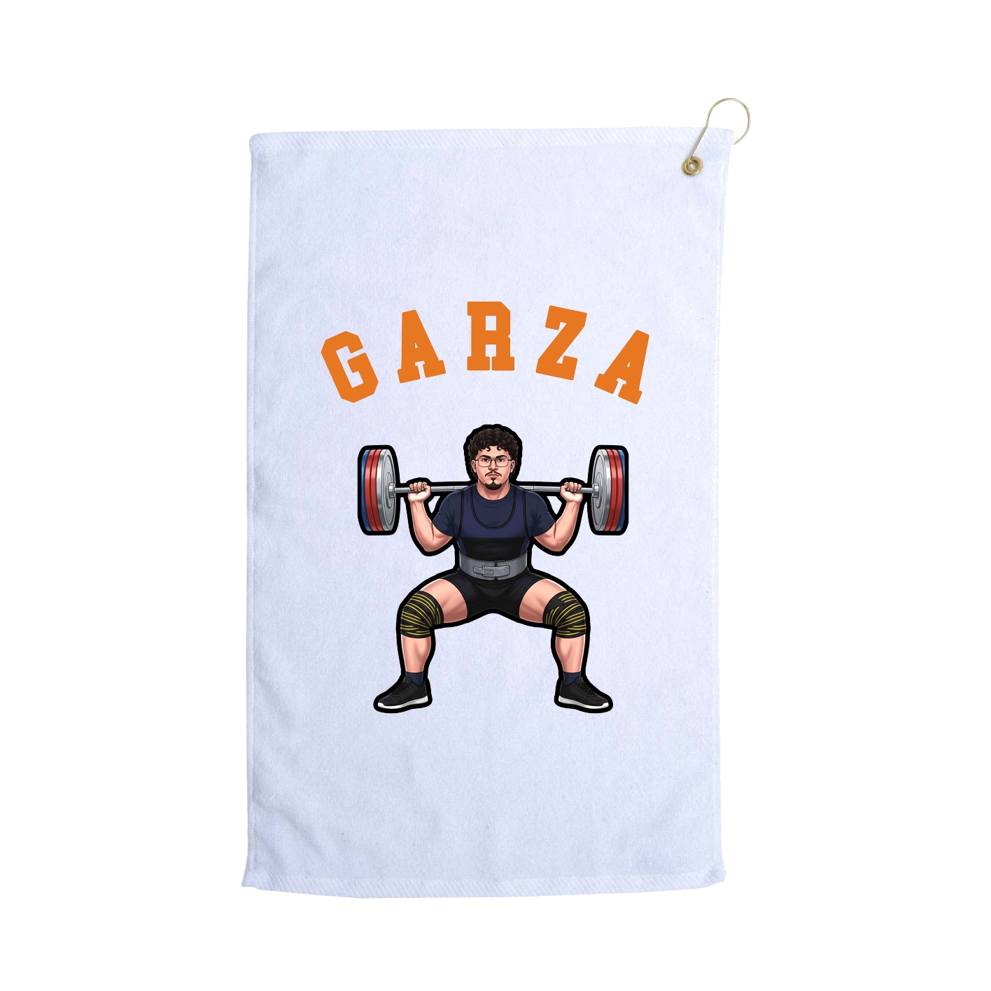 Golf Towel — Shirsey Arch in White